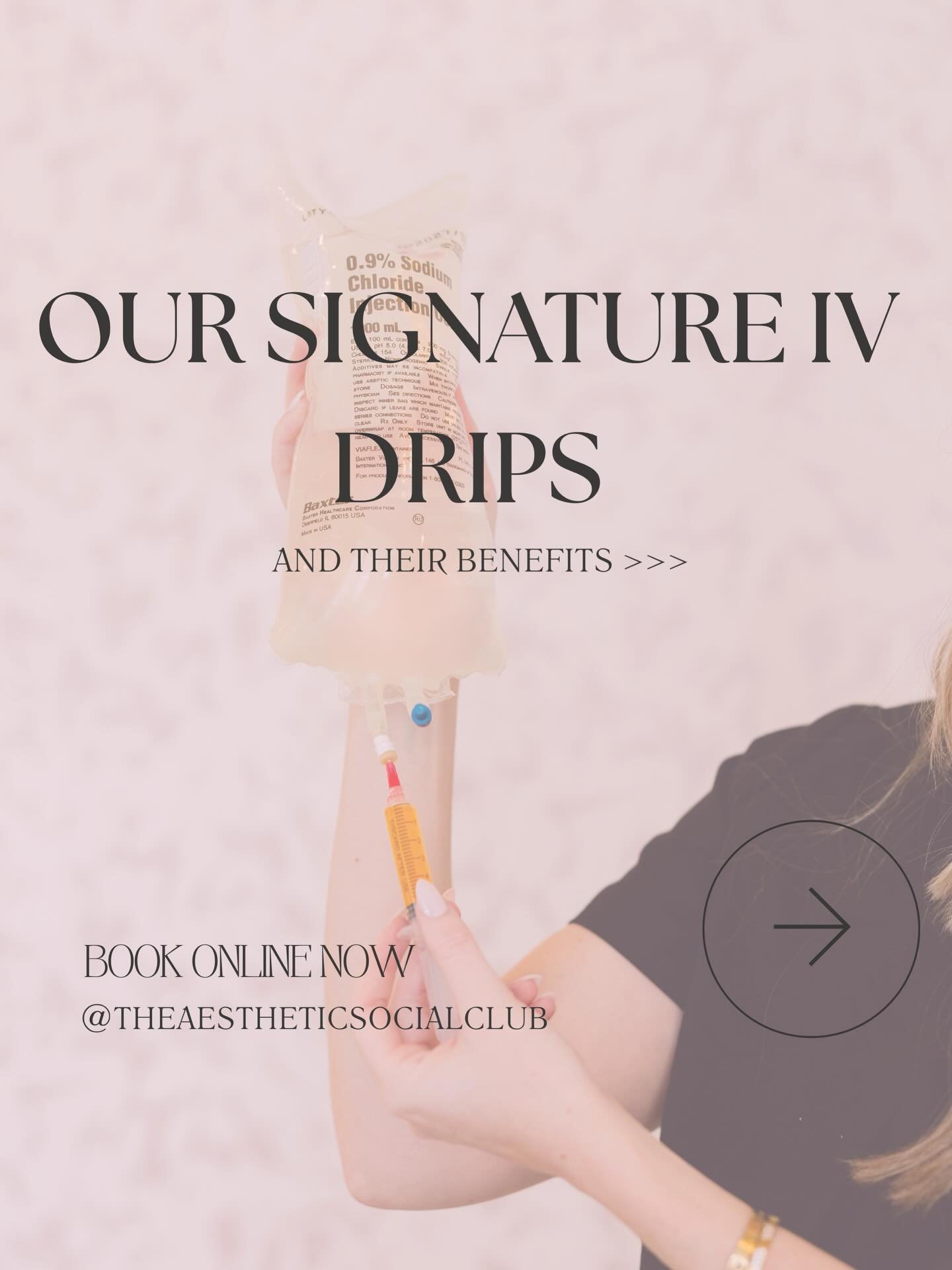 ✨💧 Why IV Drips? 💧✨

IV therapy delivers vitamins, minerals &amp; antioxidants directly into your bloodstream for:

✨ Faster absorption
✨ Higher potency
✨ Immediate hydration
✨ Noticeable results

Our BOGO IV Special is still live for booking! You 