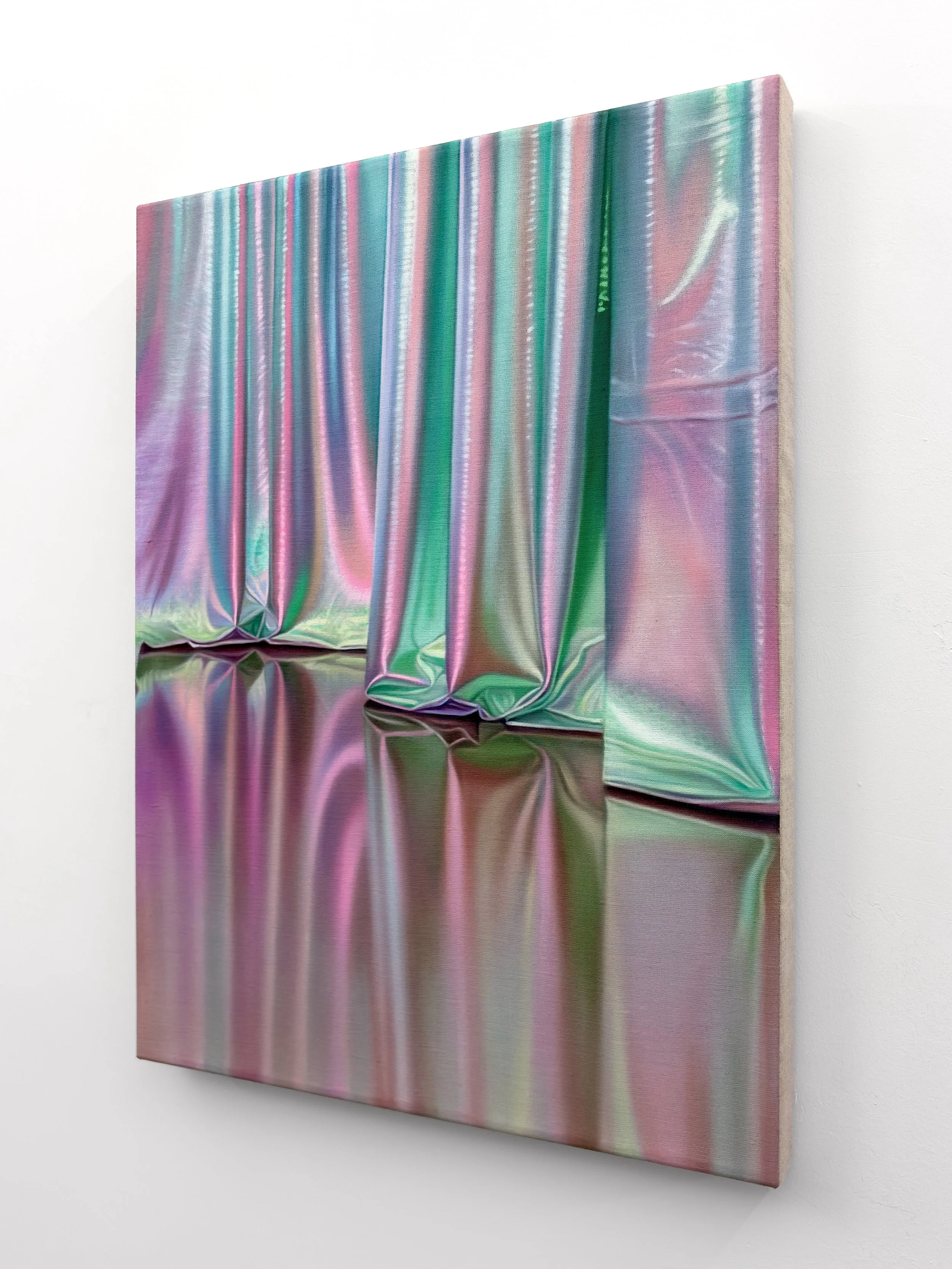 Elusive Edge II, 2026, huile sur lin, 24 x 18''