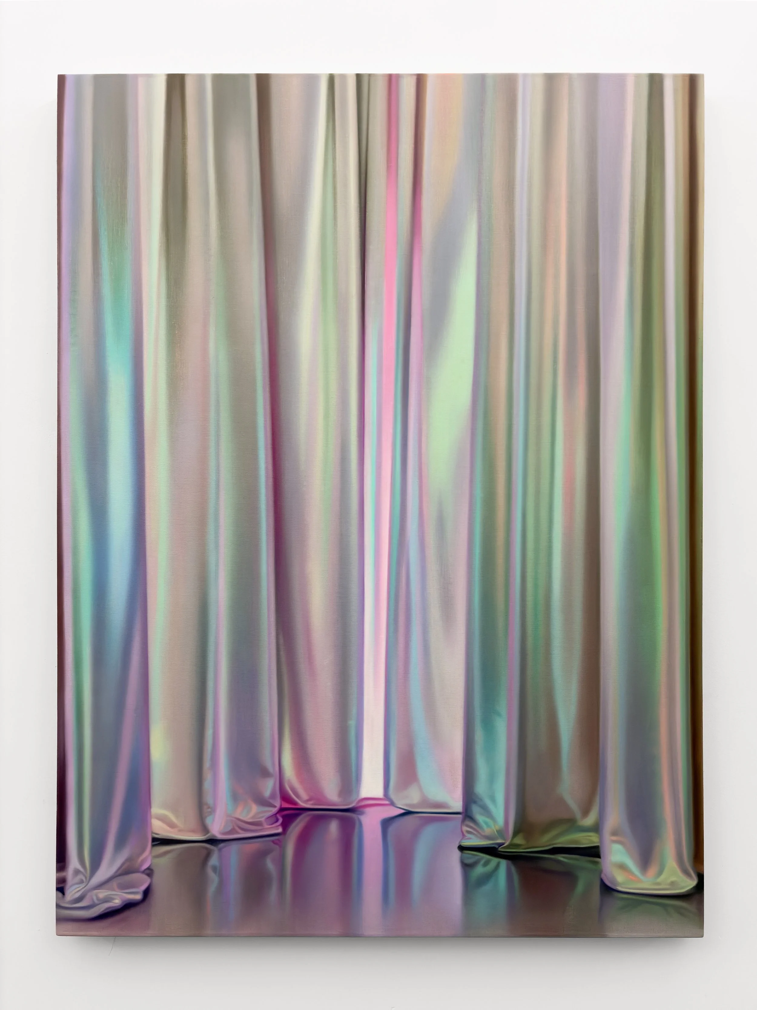 Pink Emanation, 2026, huile sur lin, 48 x 36''