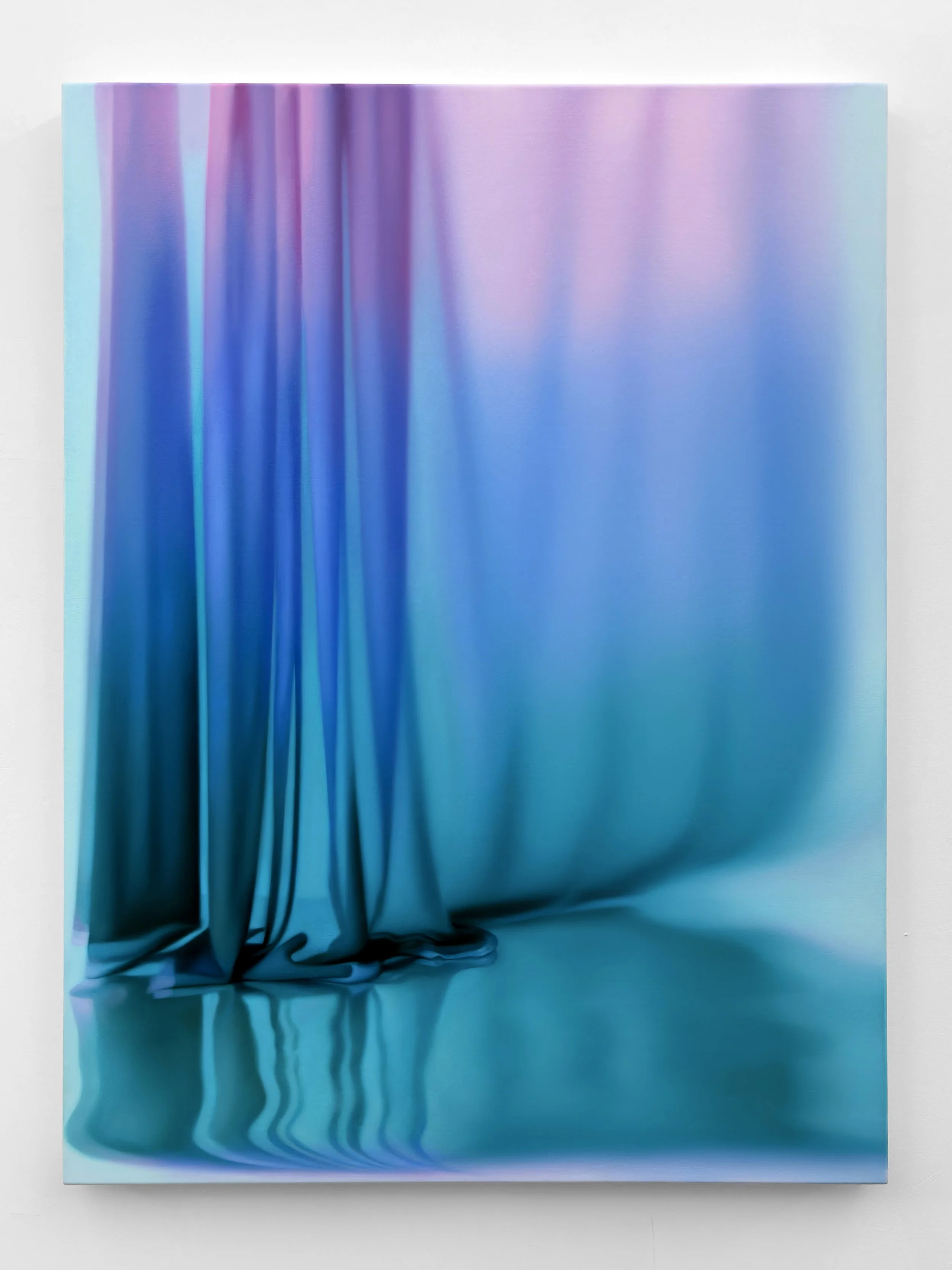 Echo Chamber I, 2025, huile sur canevas, 40 x 30''