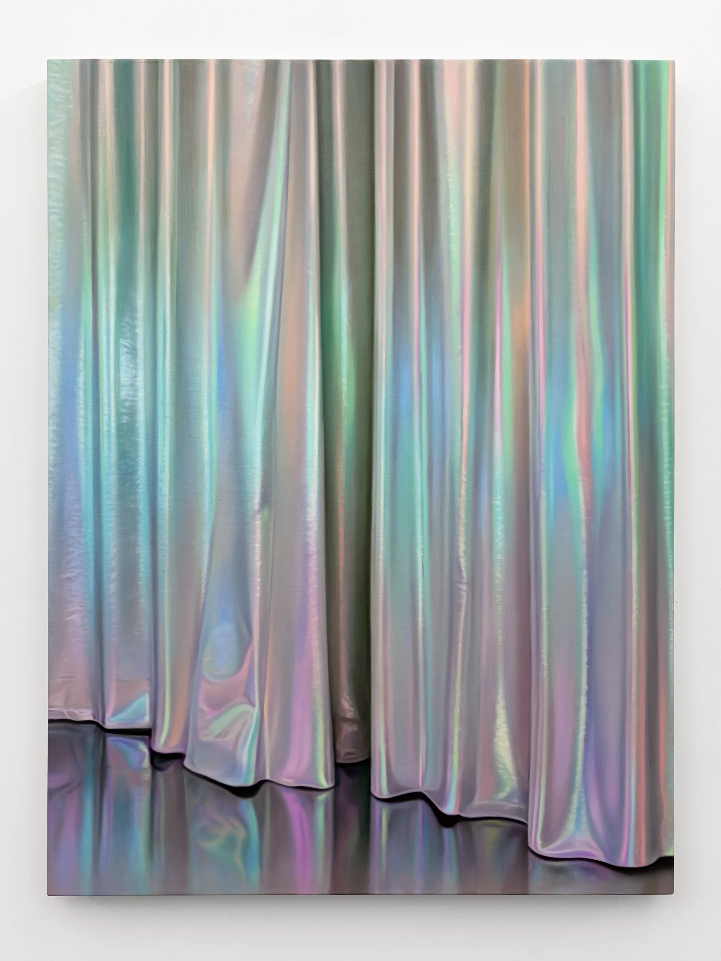 Elusive Edge, 2026, huile sur lin, 48 x 36''