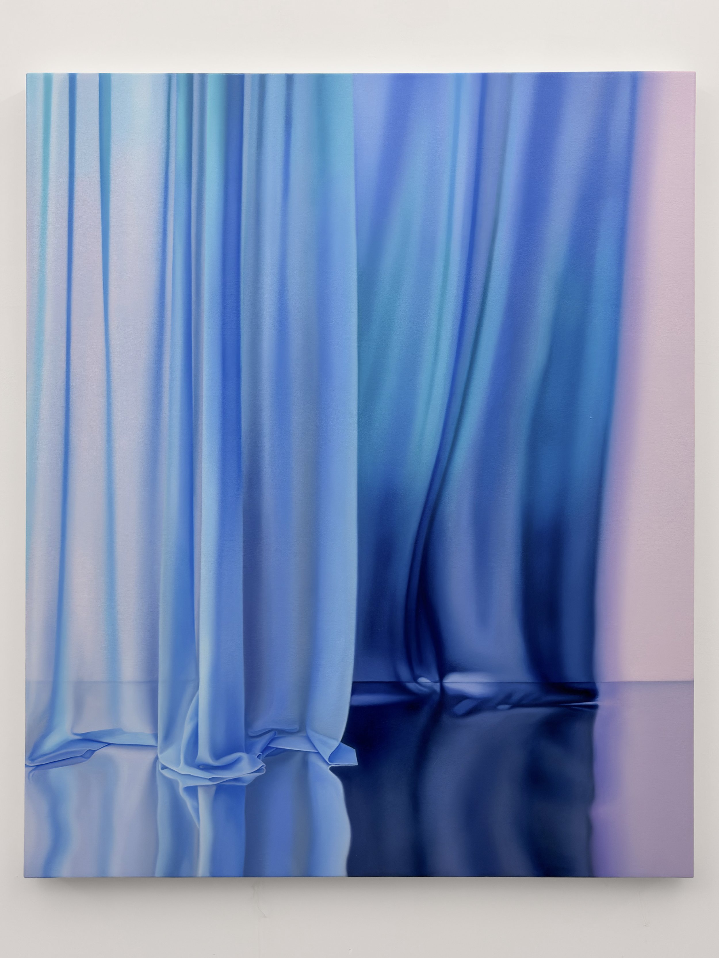 Echo Chamber II, 2025, huile sur toile, 48 x 40''