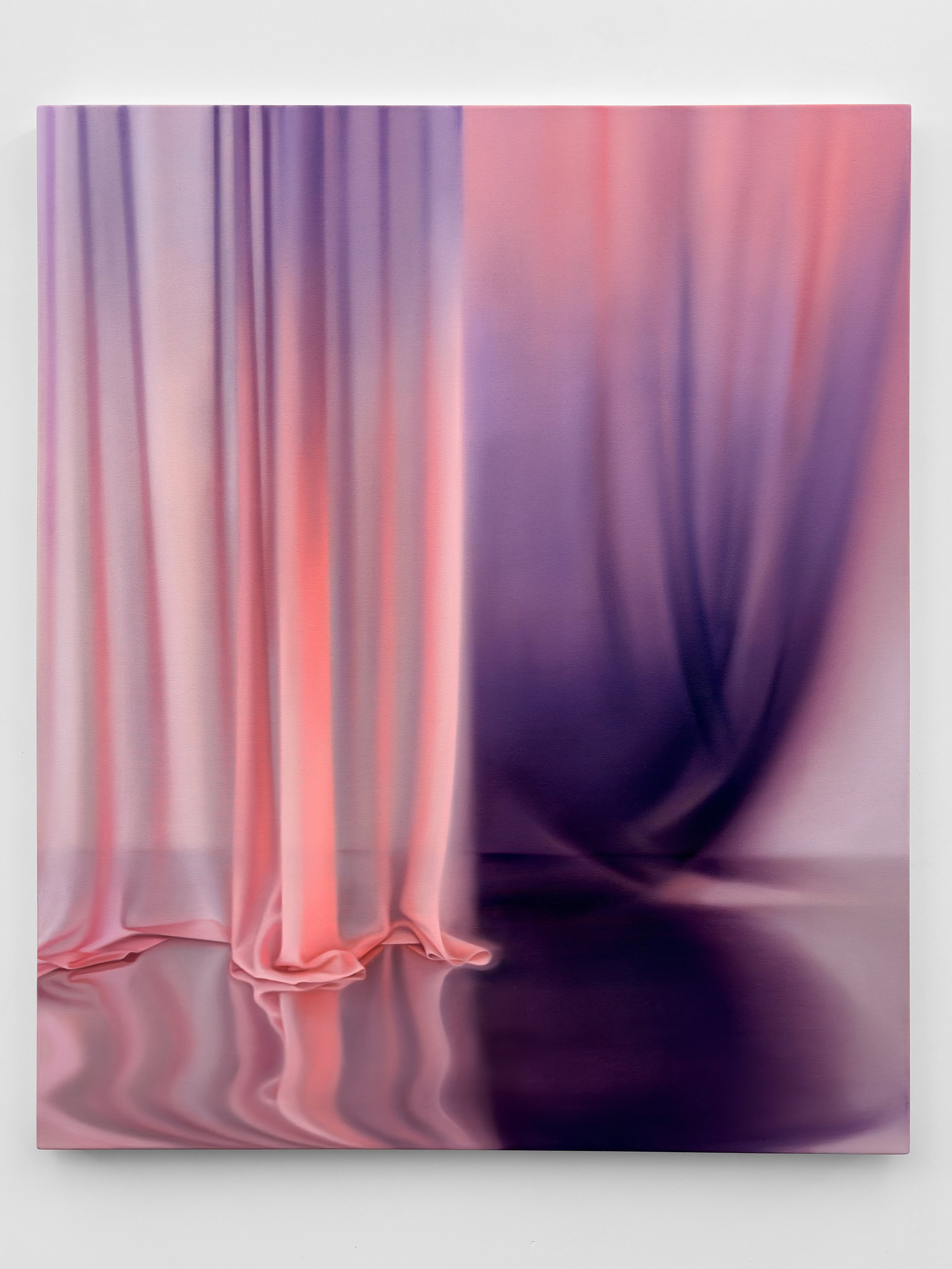 Echo Chamber VII, 2025, huile sur toile, 48 x 40''