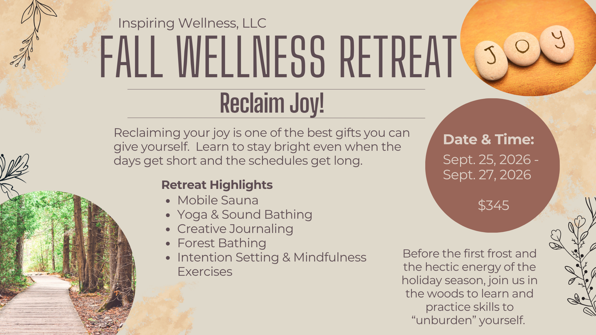 Fall Wellness Retreat 2026