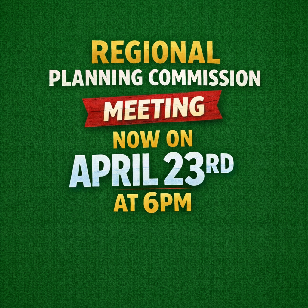 April 23rd, Regional Planning Commission mtg at 6pm at 1001 East 9th St in Reno