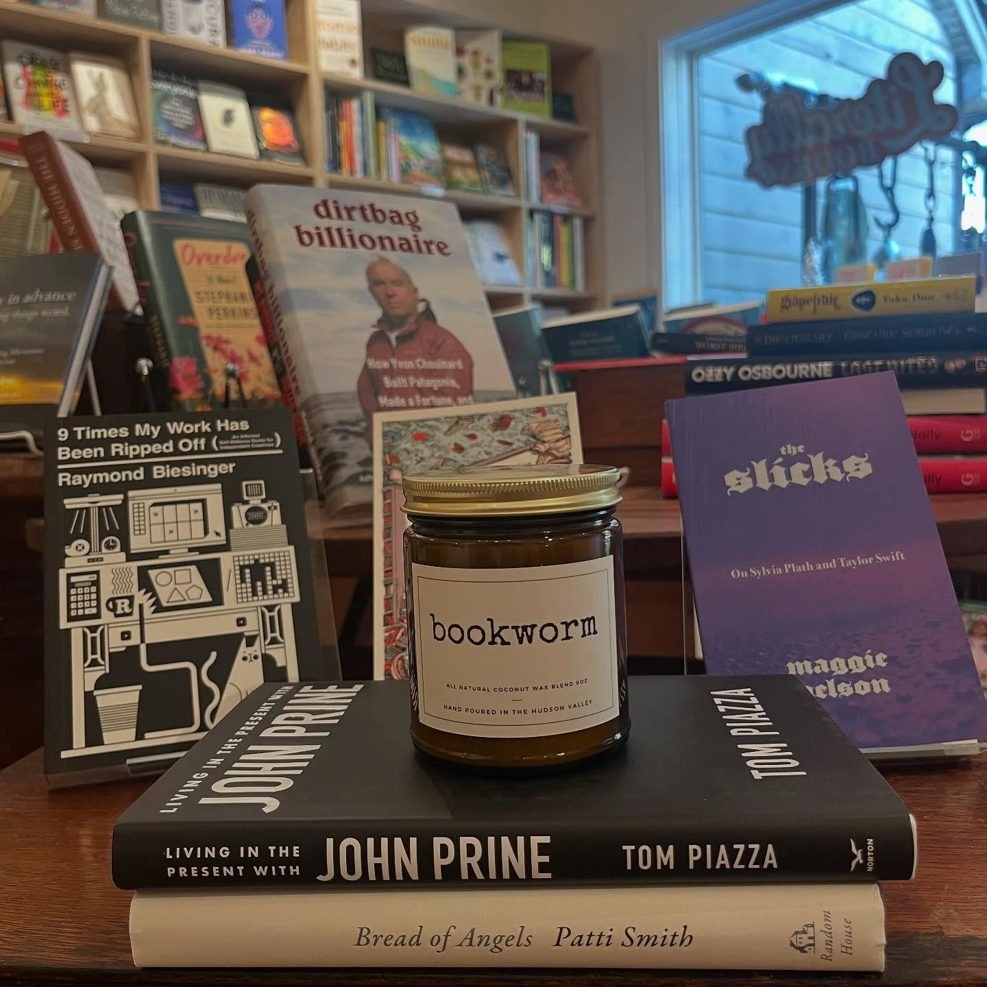 If you&rsquo;ve ever walked into a bookstore and exclaimed &ldquo;I love the smell of books&rdquo; then you&rsquo;ll love the Bookworm candle! Created by the talented Misty at @mixt_new_paltz , the candle has notes of lemon, leather, and cedar and is