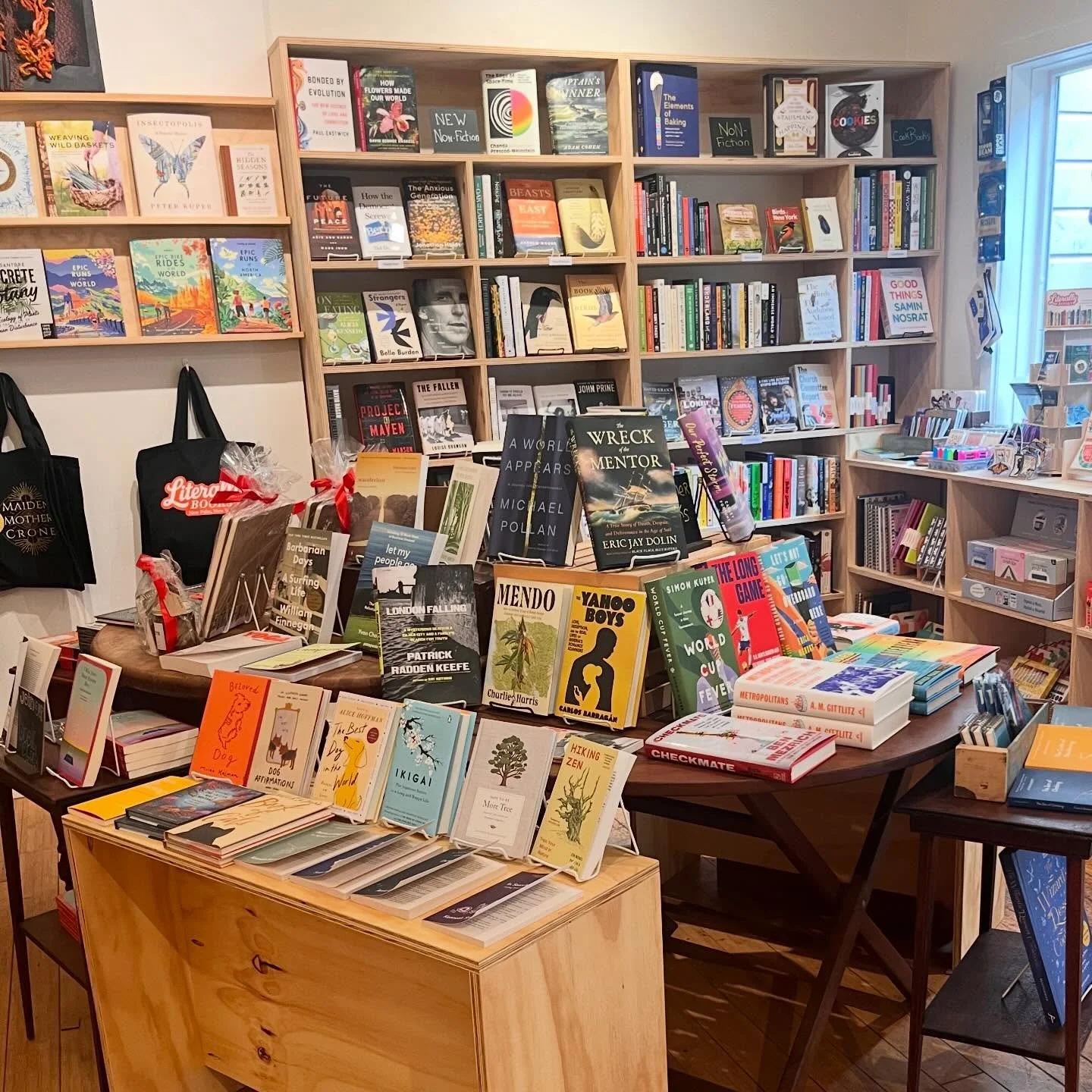 It&rsquo;s gray outside but bright in the shop! If you can&rsquo;t go on your hike then stop in for a book or puzzle or chat.