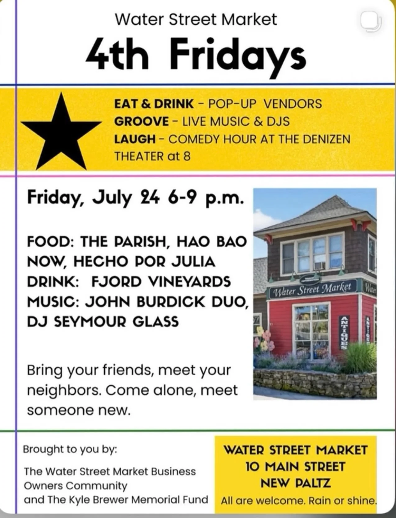 This Friday is another block party with food, music, and friends! #hudsonvalleyhappenings