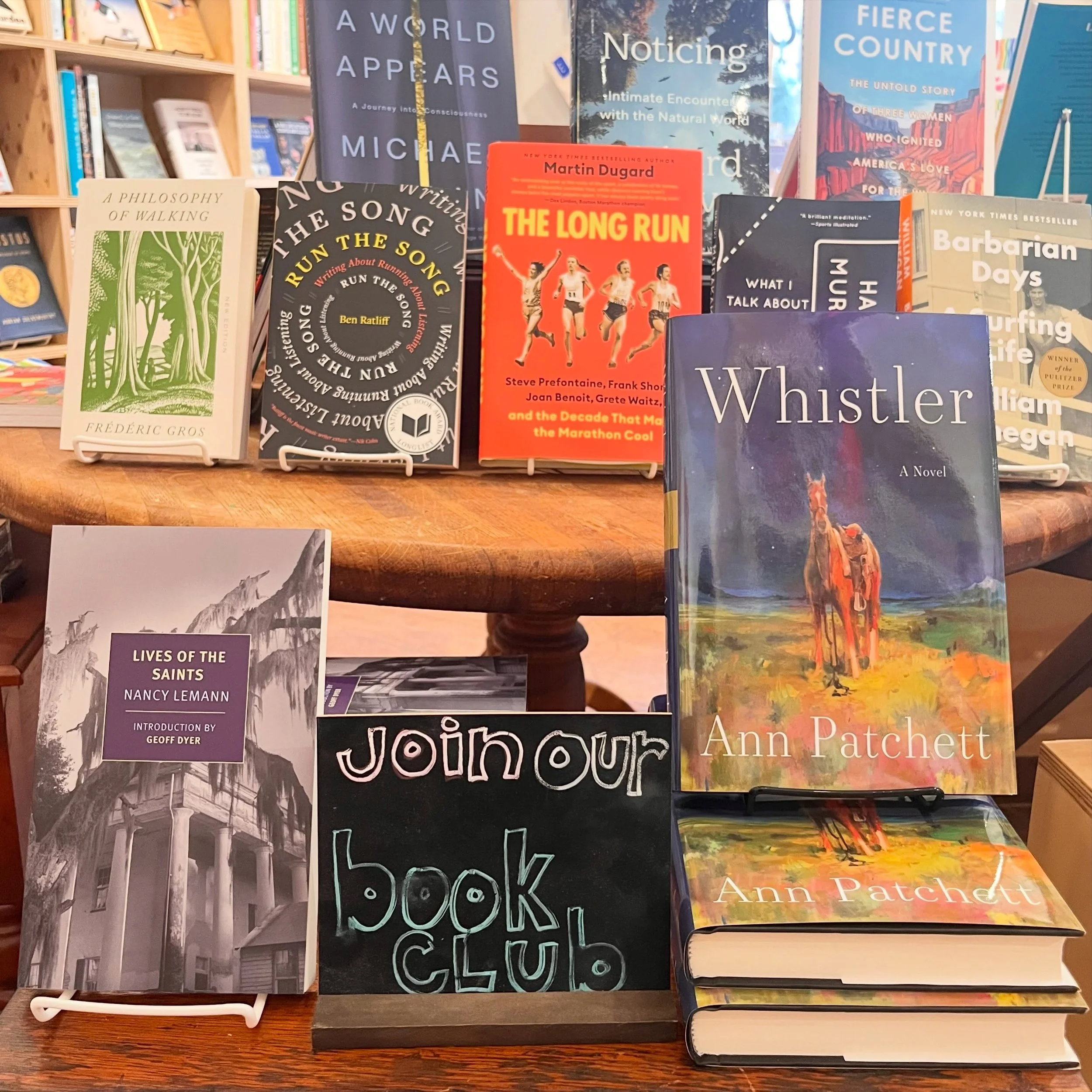 It&rsquo;s the heart of summer and our book clubs are in full swing! For August, Literally Book Club is reading Ann Patchett&rsquo;s the Whistler, and the Rediscovered Book Club is reading Nancy Lemann&rsquo;s Lives of the Saints. Email  for more inf