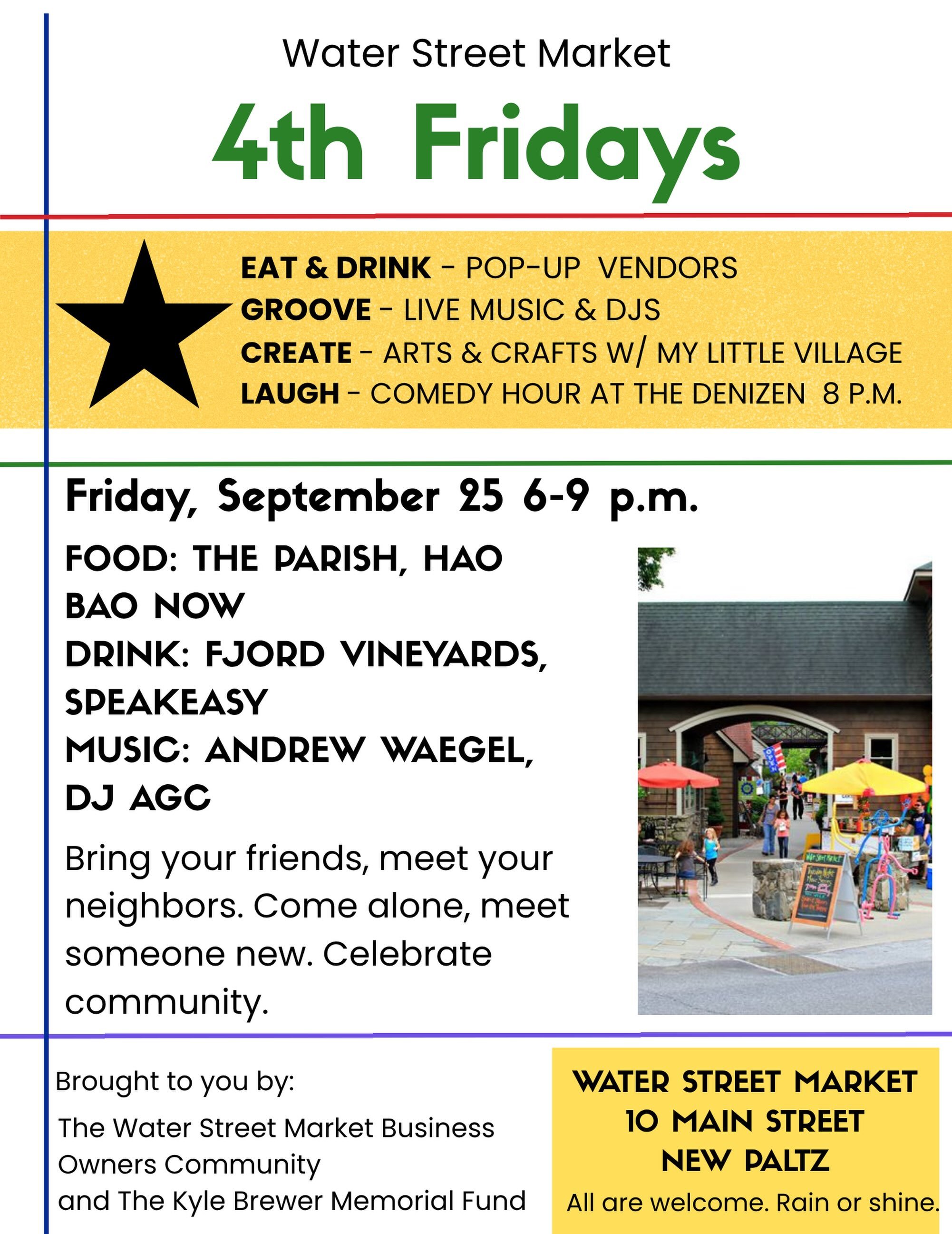 Join us on this perfect autumn evening for 4th Friday block party!