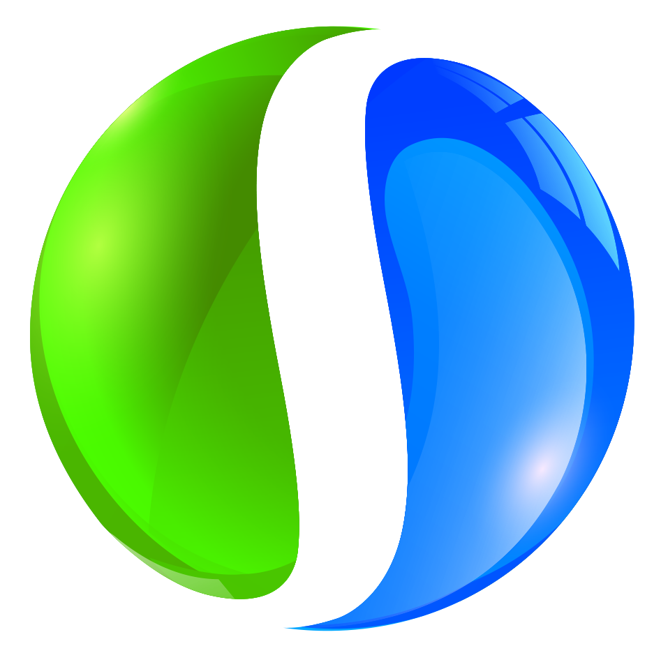 A 3D pie chart with green and blue sections.