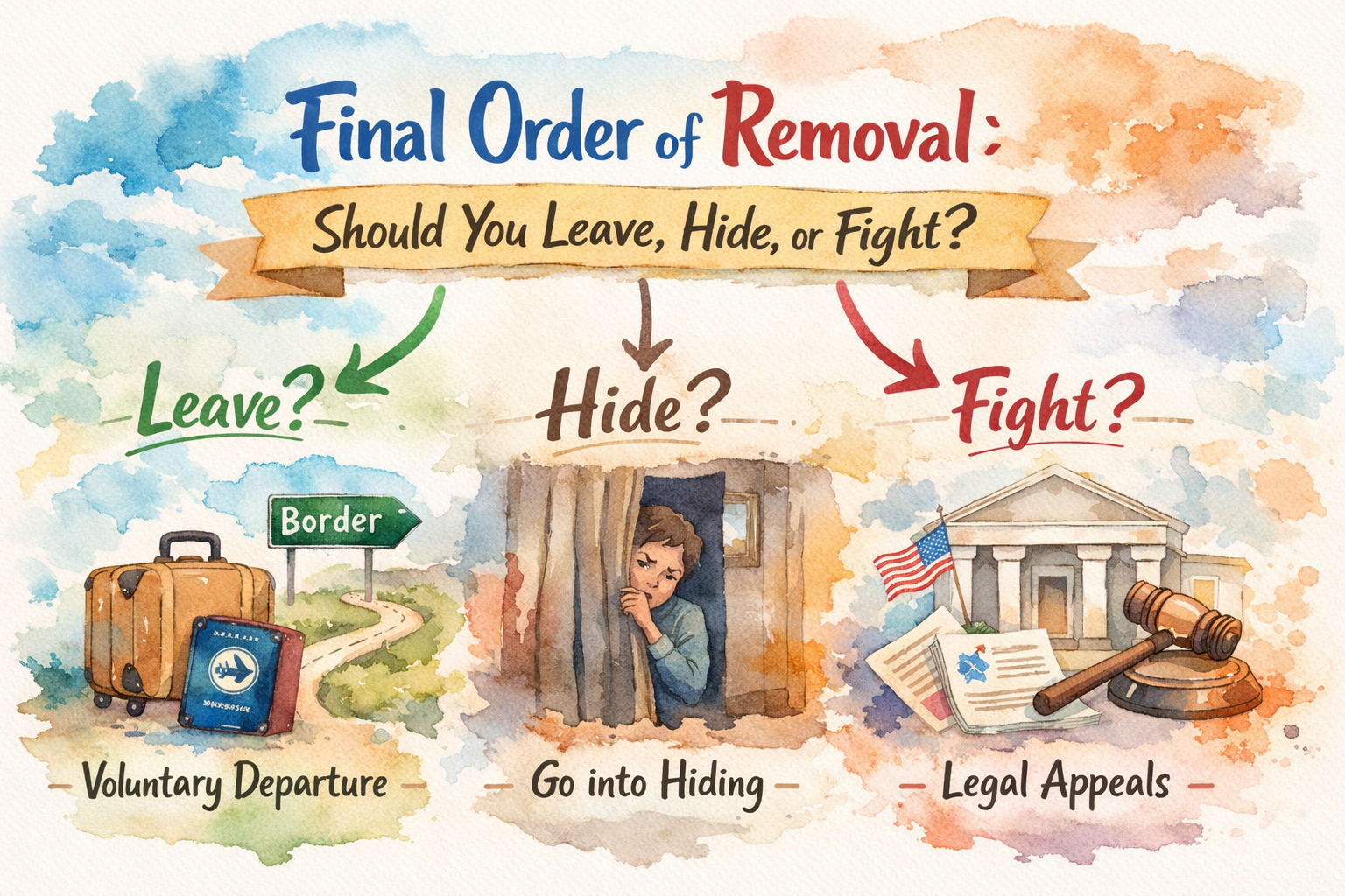 Final Order of Removal: Should You Leave, Hide, or Fight?
