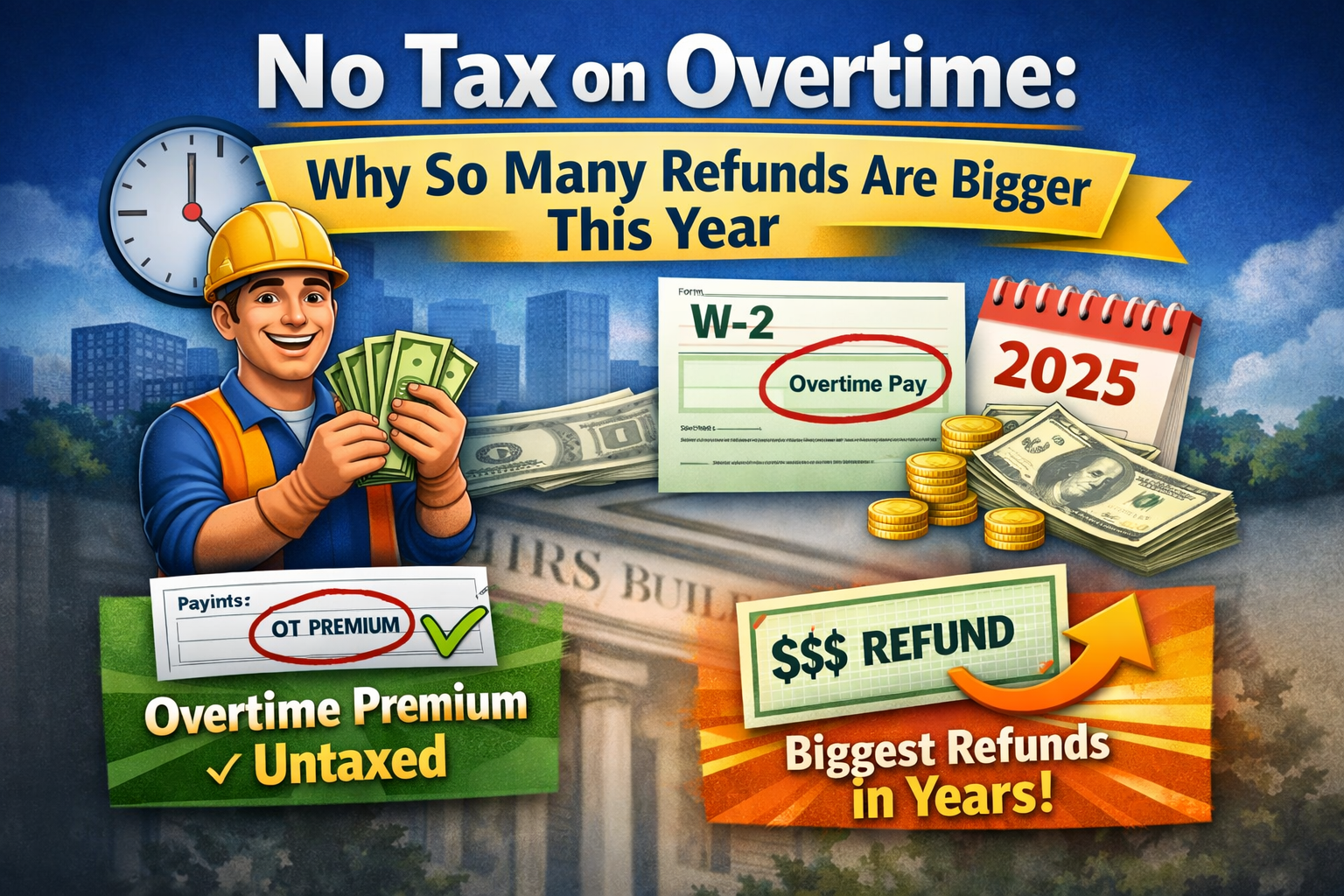 No Tax on Overtime: Why So Many Refunds Are Bigger This Year