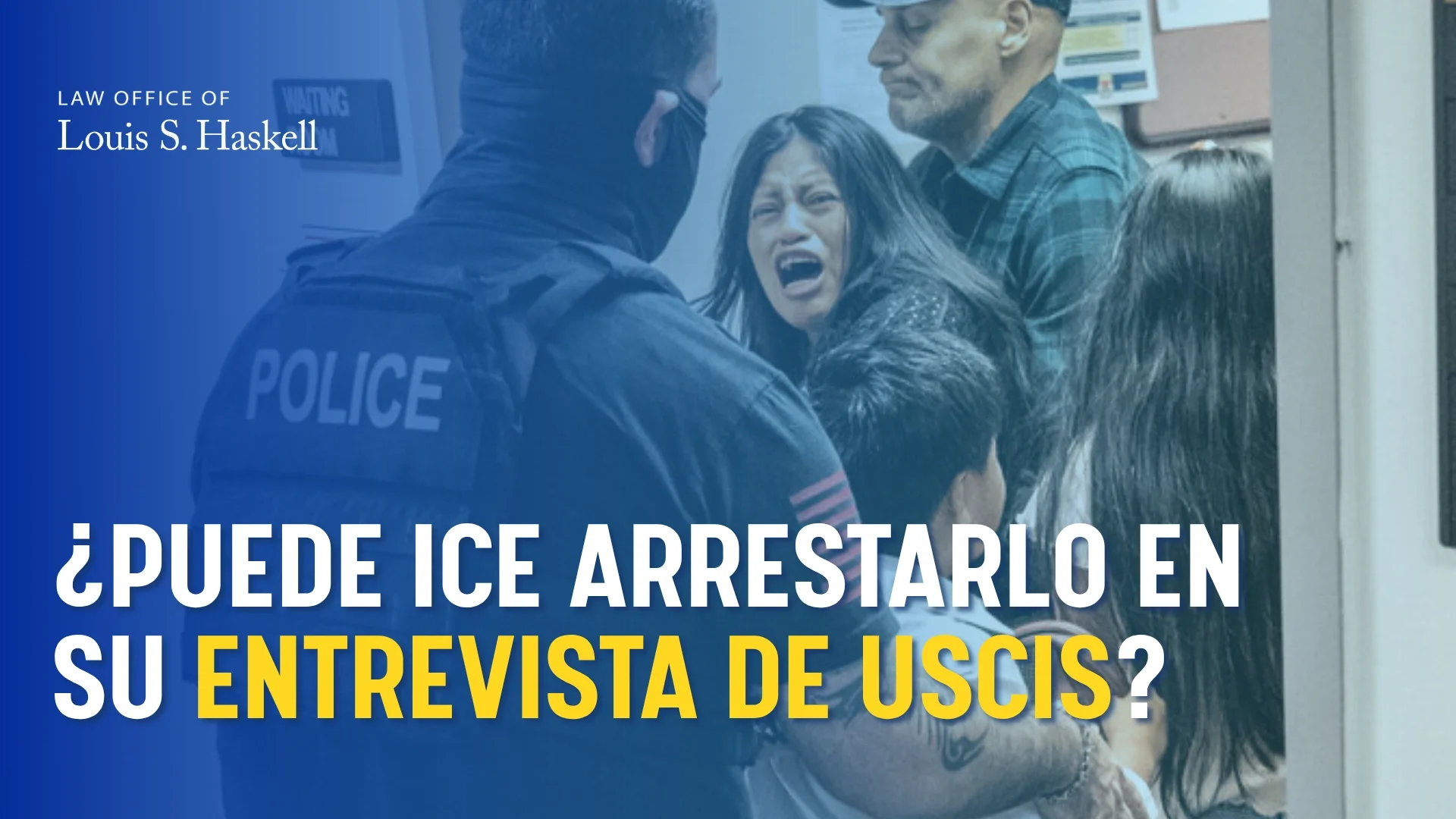 ¿Puede ICE arrestarlo durante una entrevista con USCIS? Factores que influyen en el riesgo 