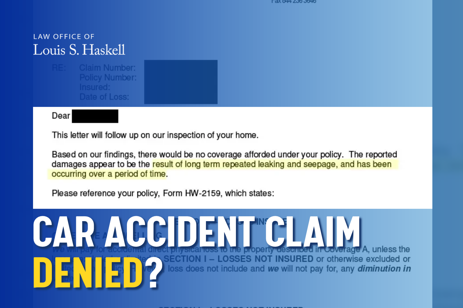 Insurance denied your car accident claim? Here’s how denials become settlements