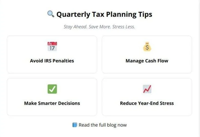 Importance of Quarterly Tax Planning - 7/1/2025