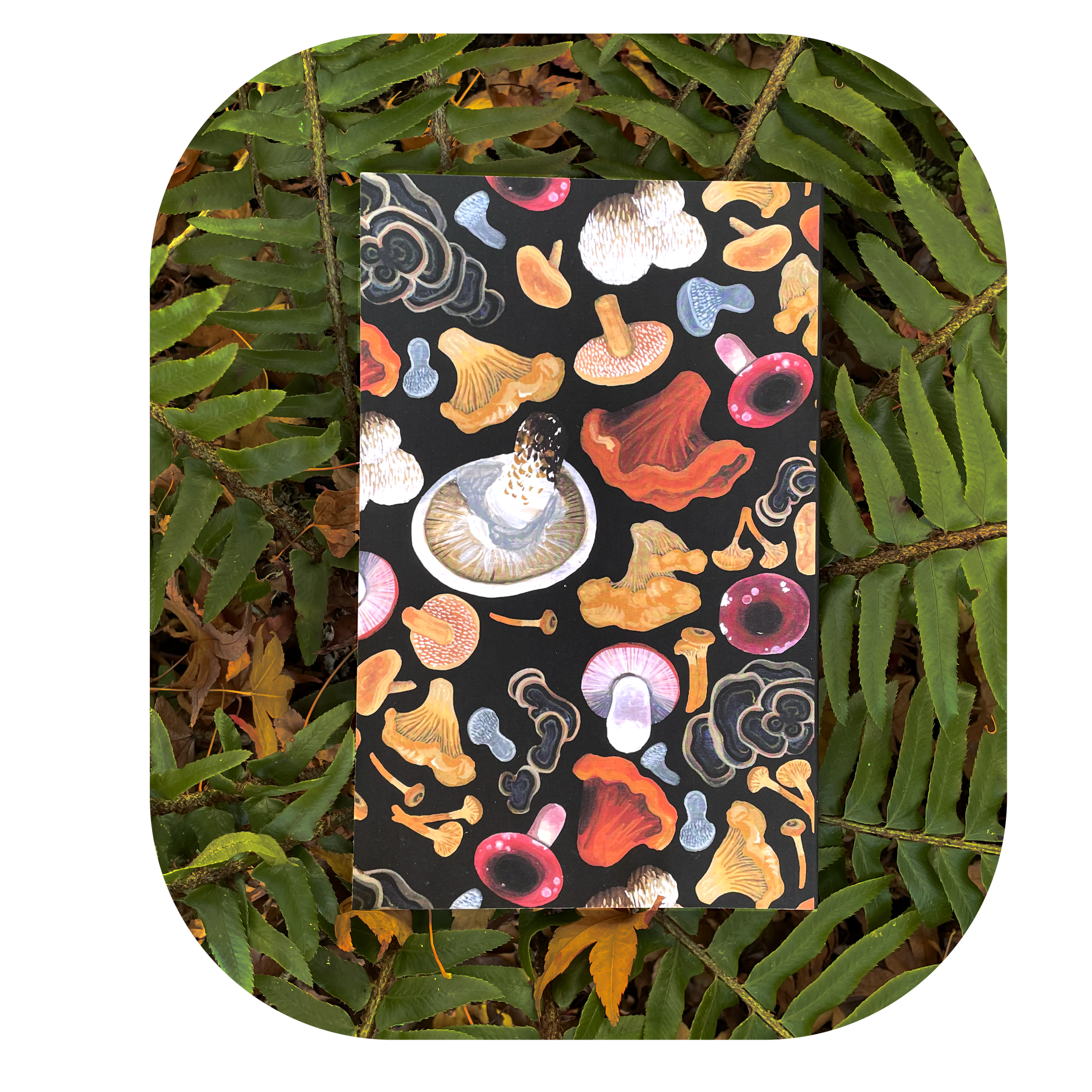 Autumn Fungi Classic Layflat Notebook (unlined)