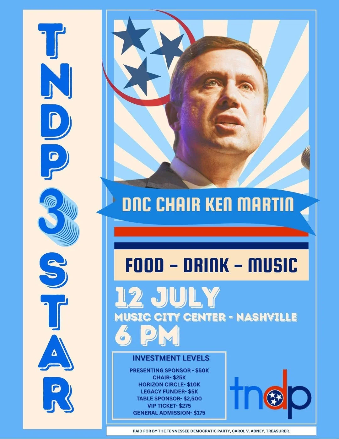 TNDP 3 Star Dinner