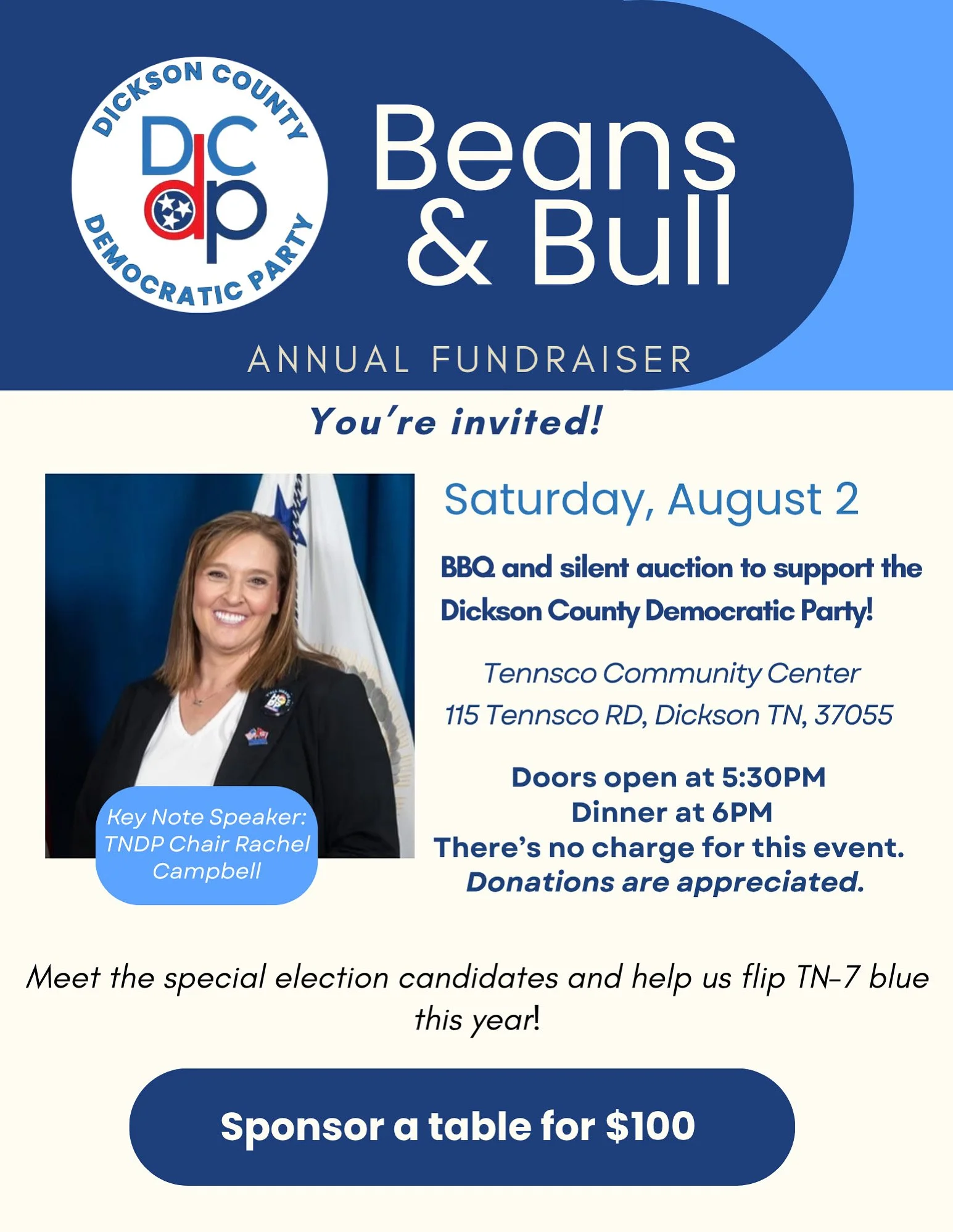DCDP Beans & Bull Dinner