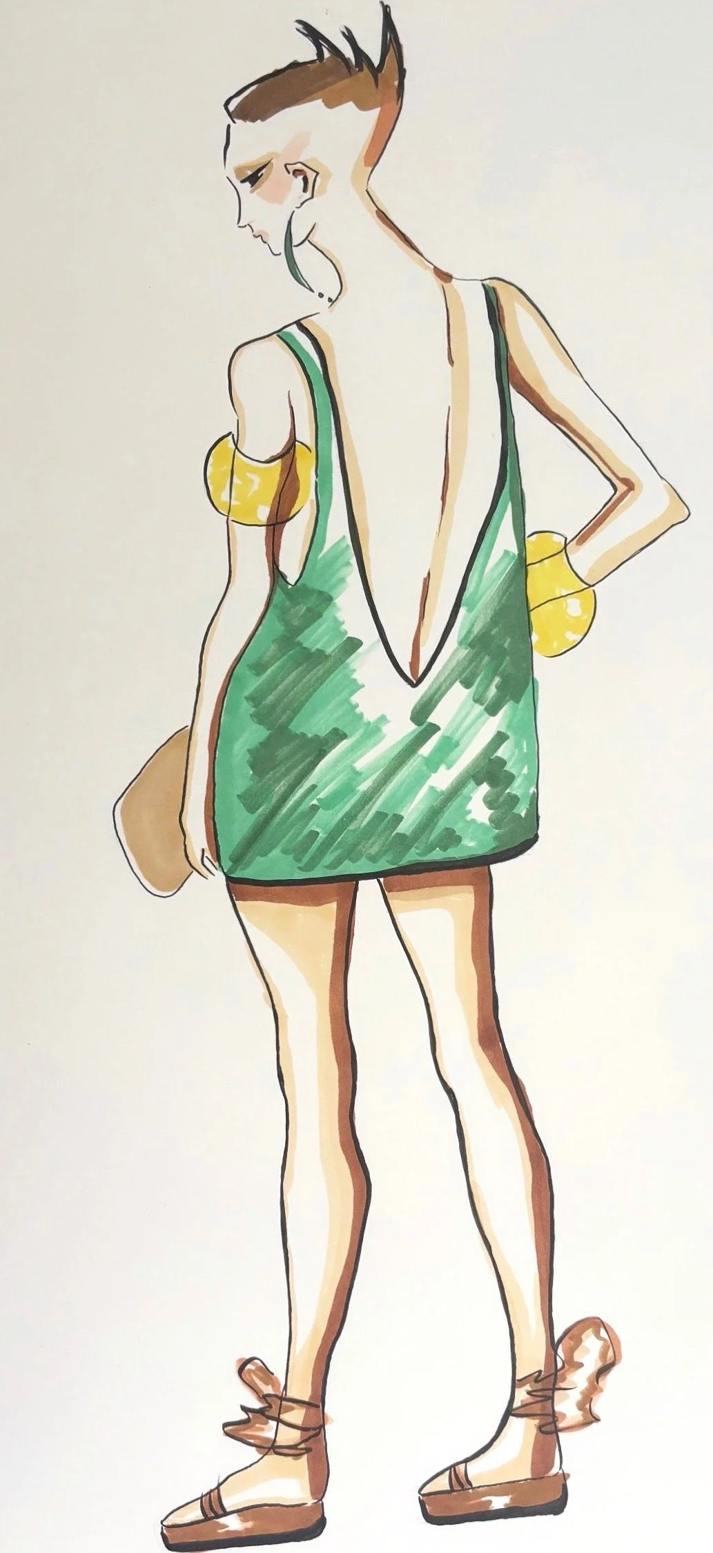 The Sophisticate Look No. II - Pen and Marker 2023
