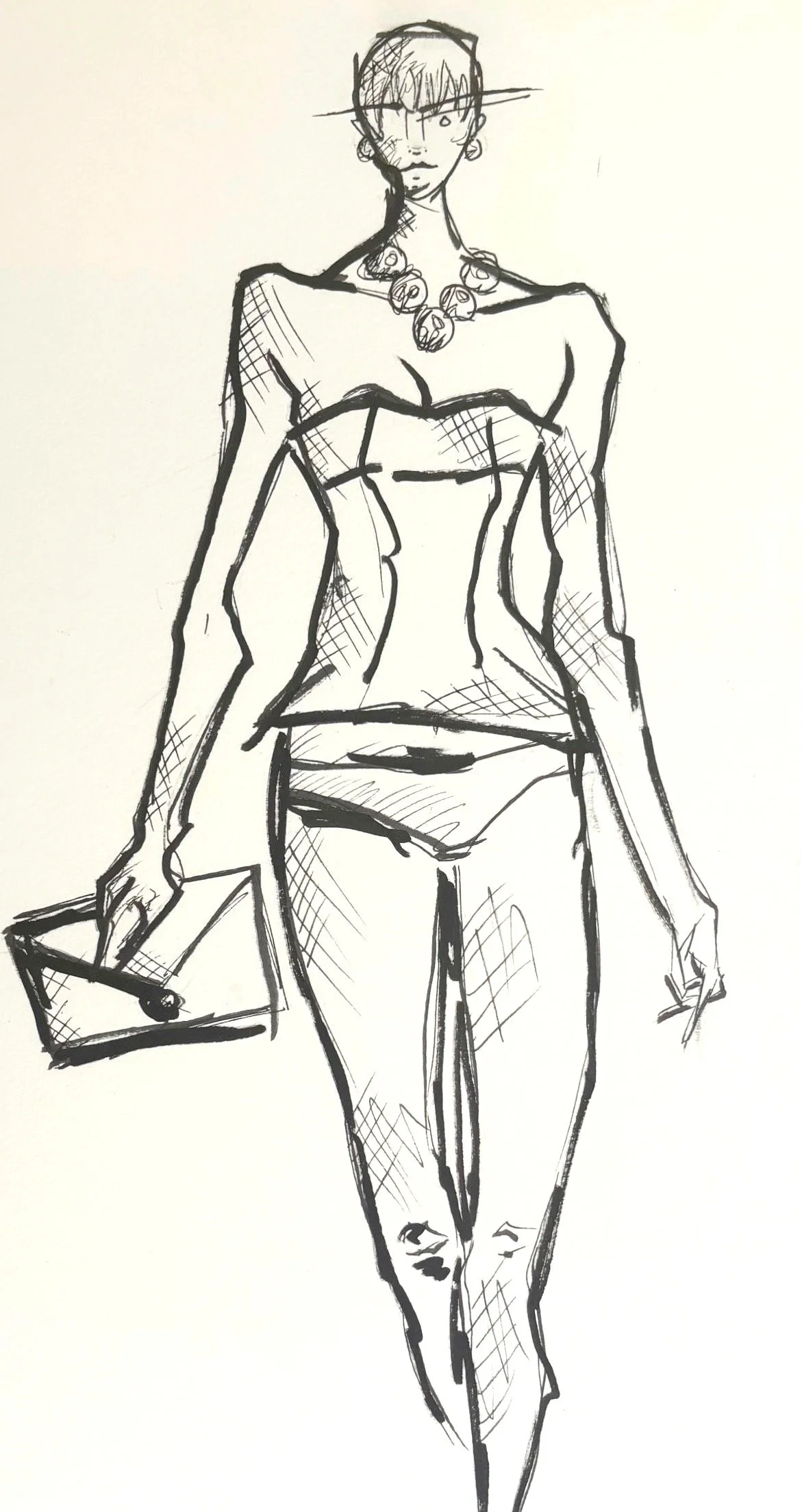On The Go - Pen and Ink 2024