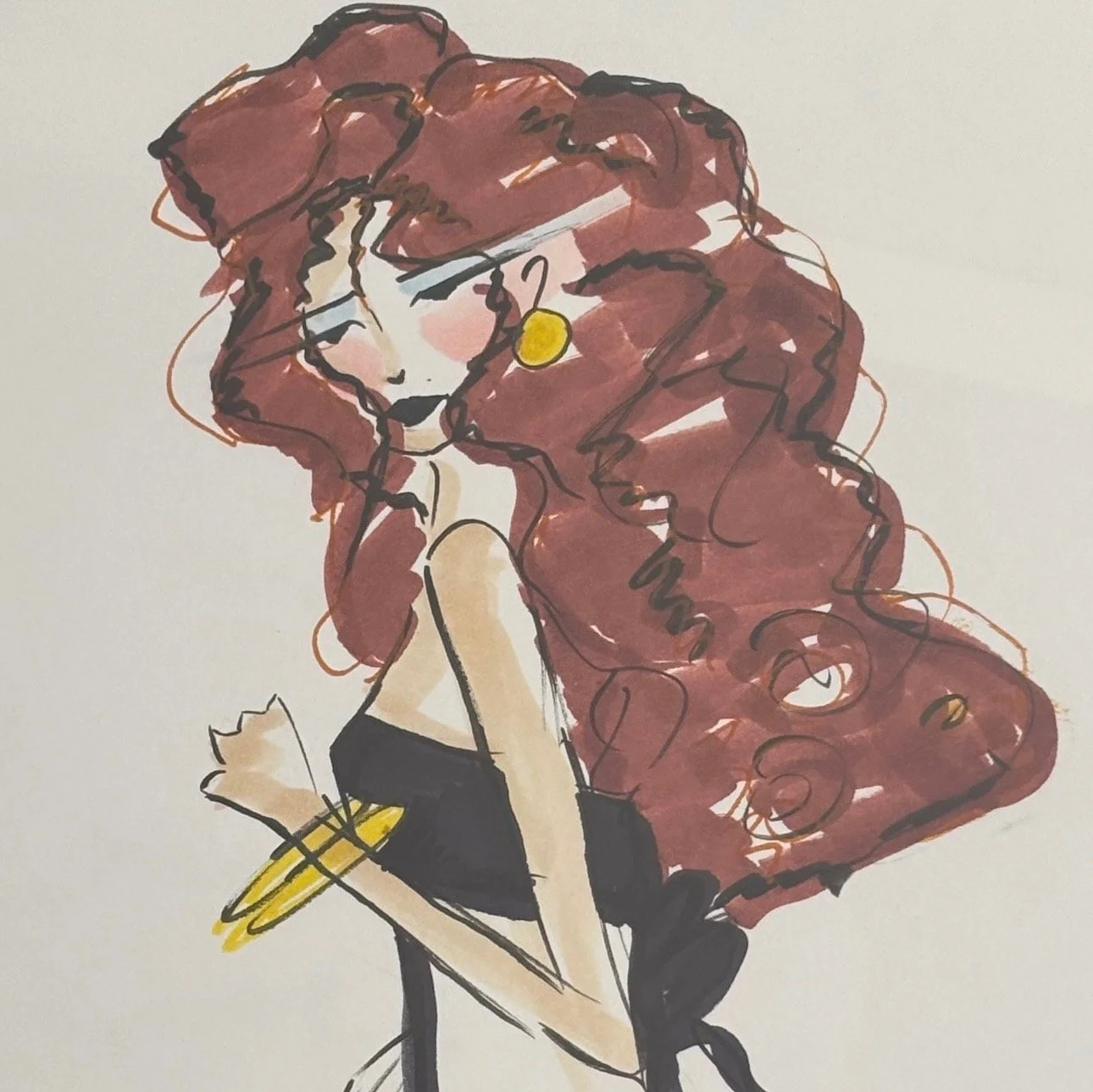 Tude' - Ink & Marker 2024