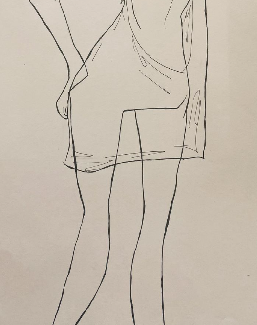 ET Lady Legs - Pen & Ink 2024