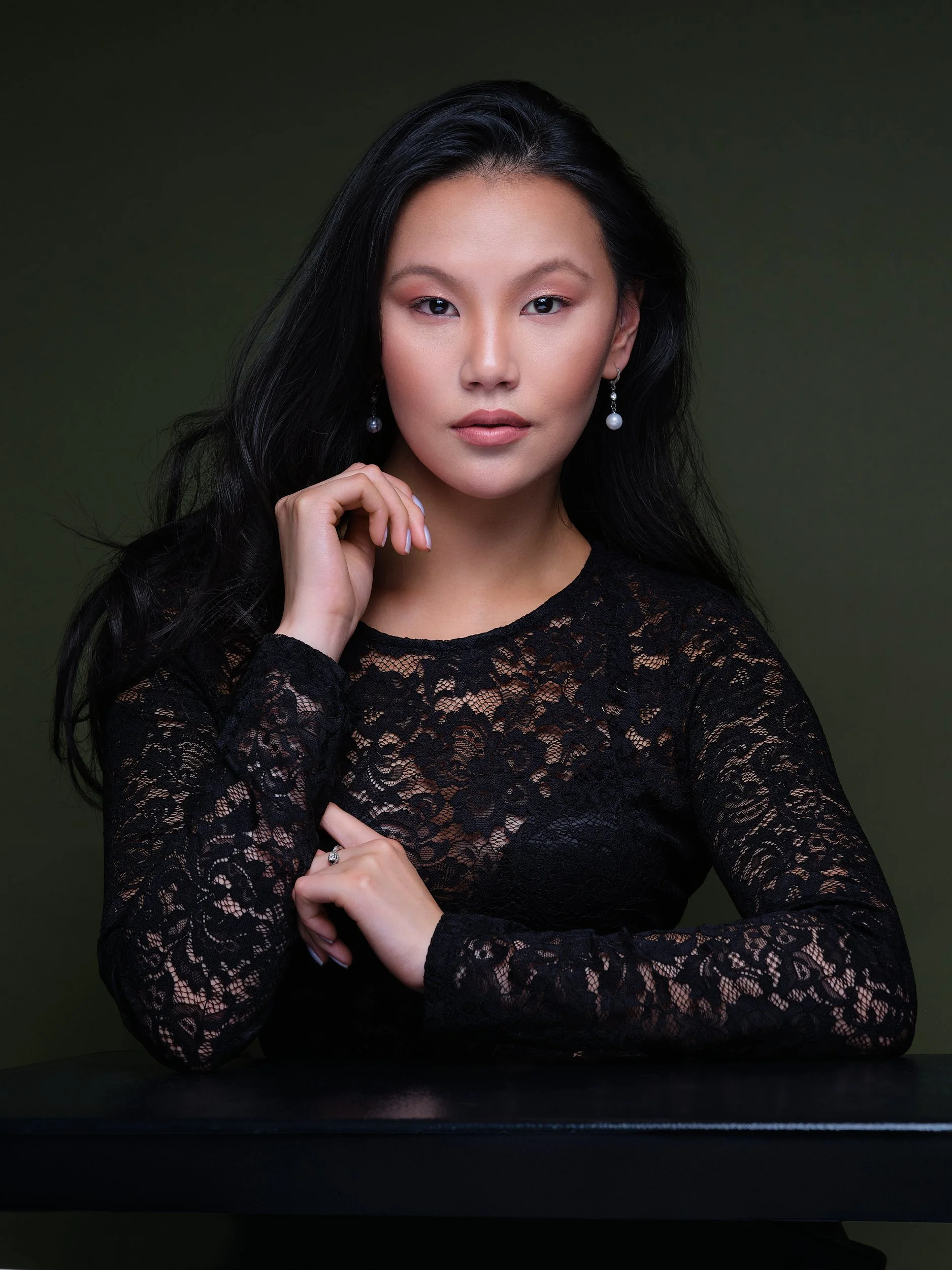 Photographer: Chris Vecchiolla
Hair & Makeup: Mark White