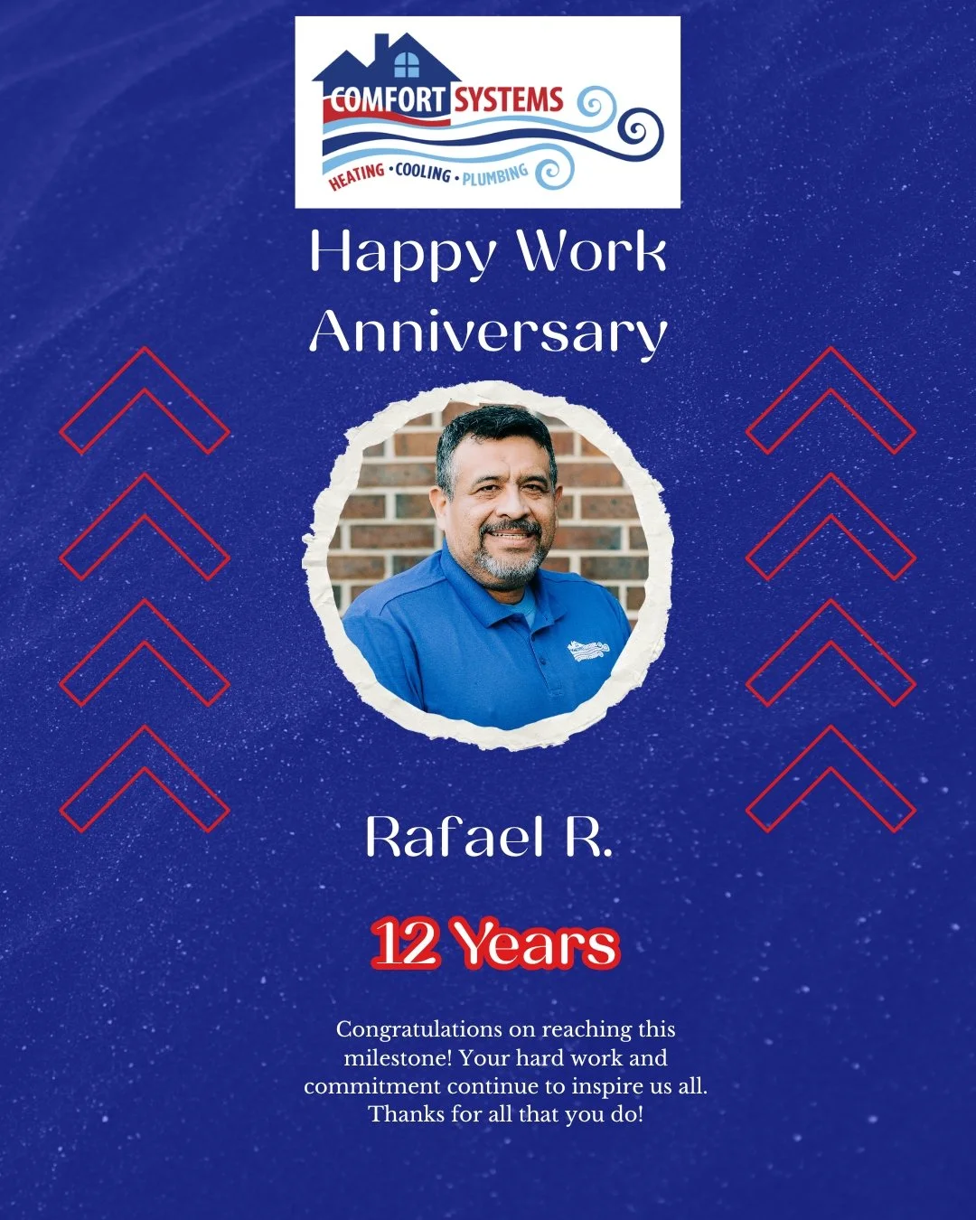 ✨Big cheers to Rafael and Jodi on their work anniversaries! 🎉 Thank you for being such an important part of our team. We are lucky to have you!