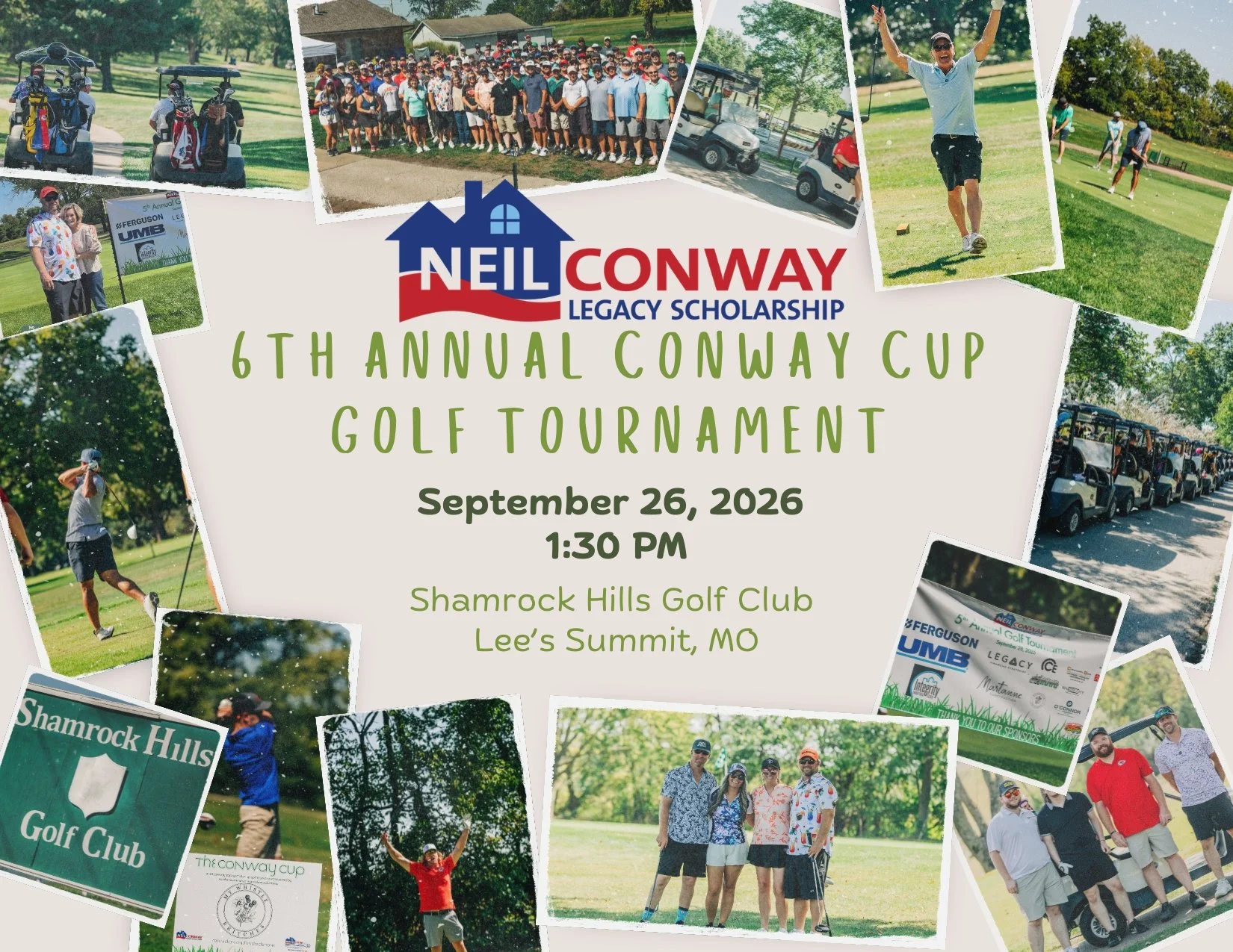 ⛳️ Registration is OPEN for the 2026 Neil Conway Legacy Scholarship Golf Tournament! ⛳️

Join us on Saturday, September 26, 2026, for a great day of golf while supporting Kansas City area students pursuing careers in the trades and construction indus