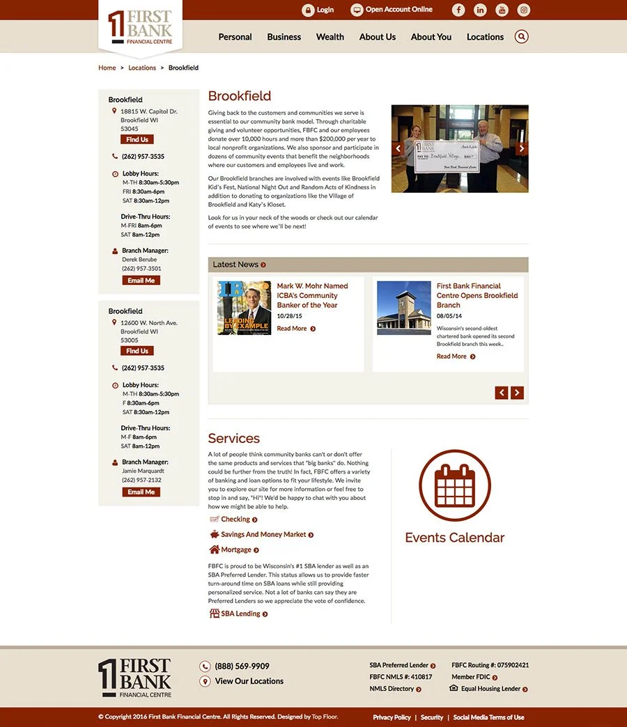 Location Detail Page