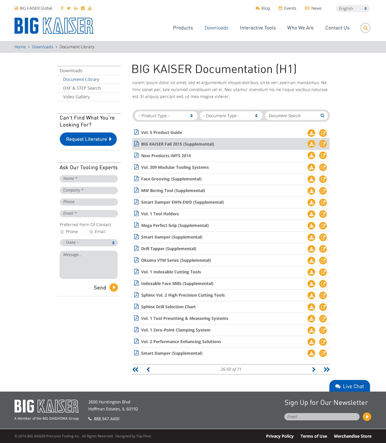 Product Document Search Library