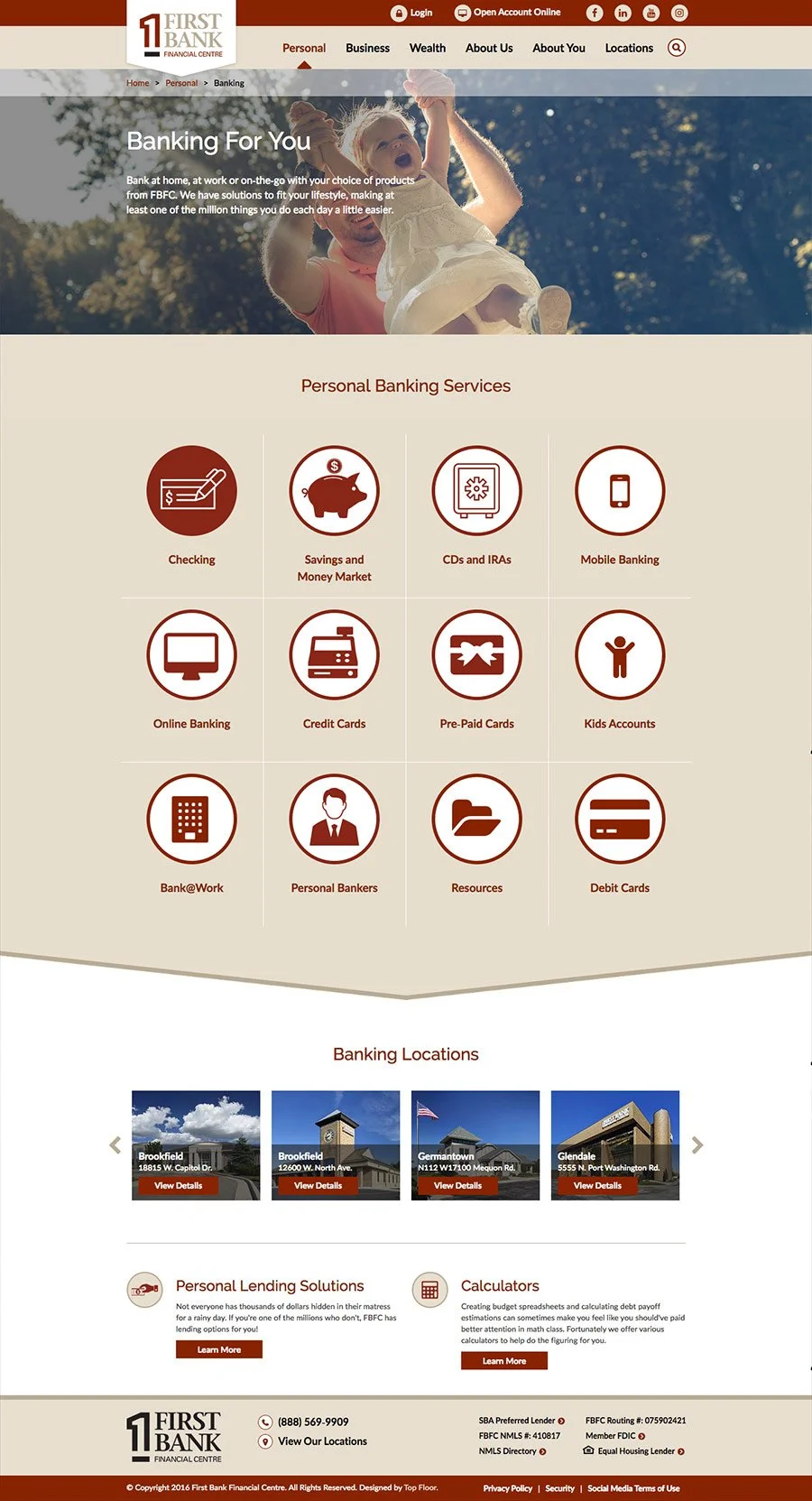 Personal Banking Service Offerings