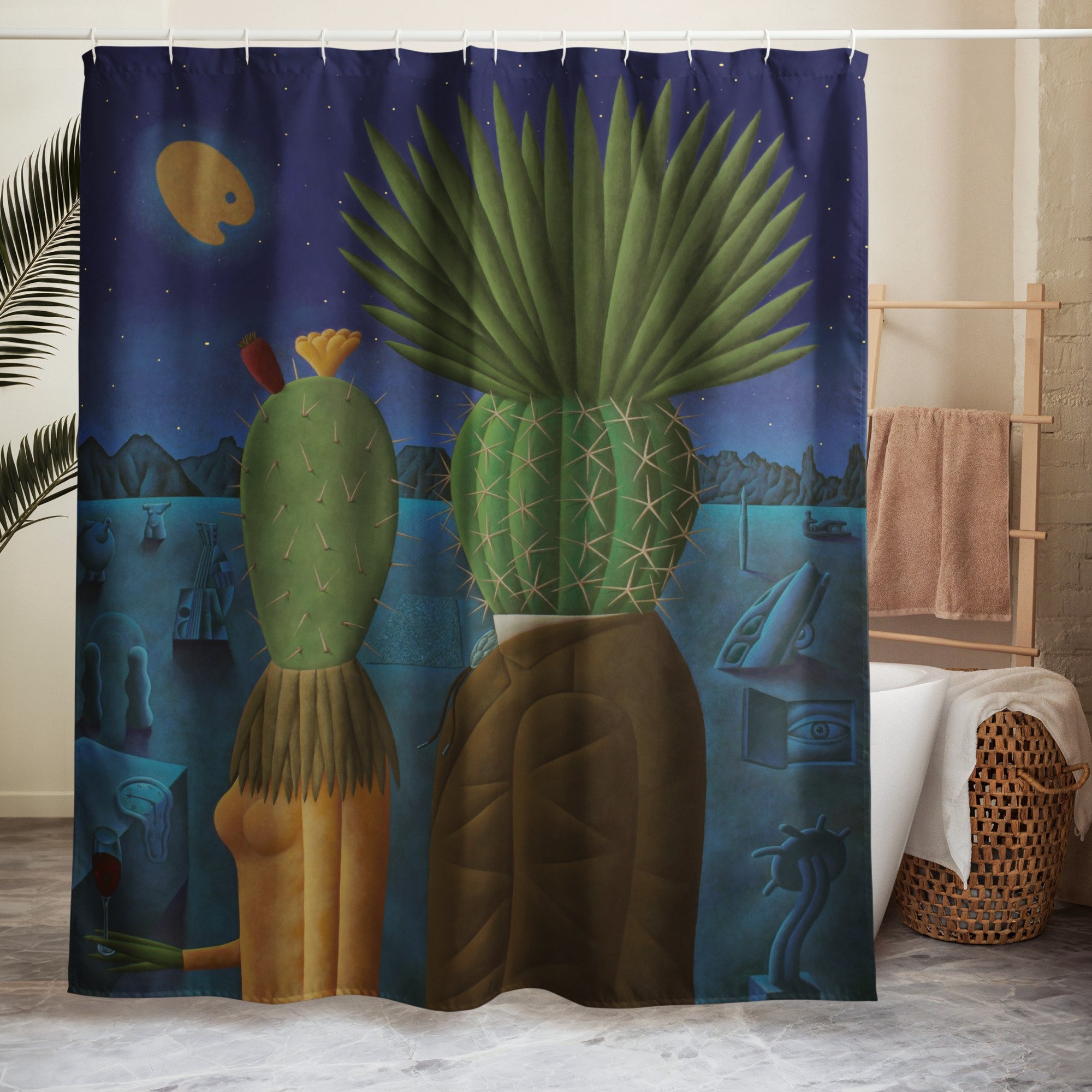 Shower Curtain: Art Walk 2008