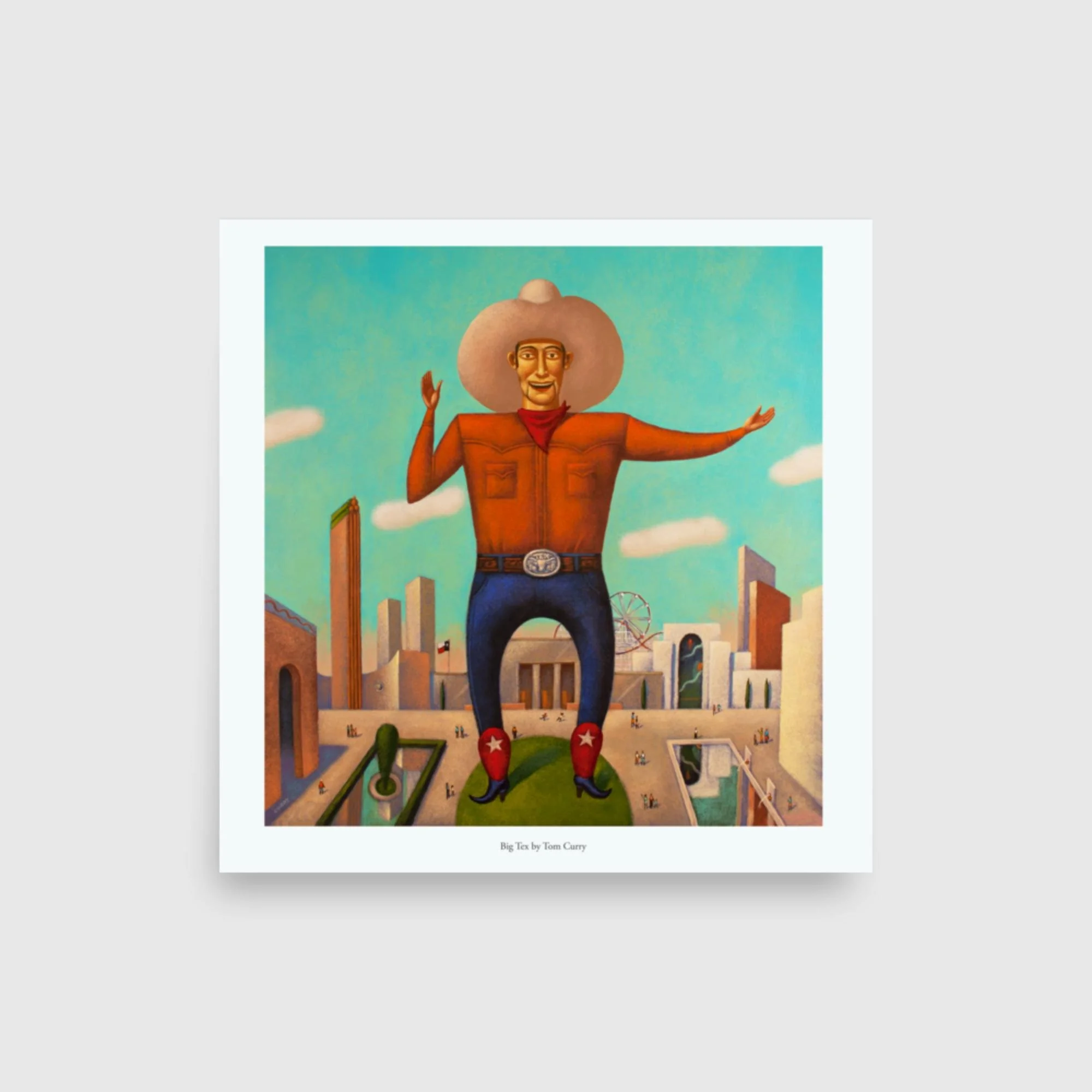 18"x18" Poster: Big Tex