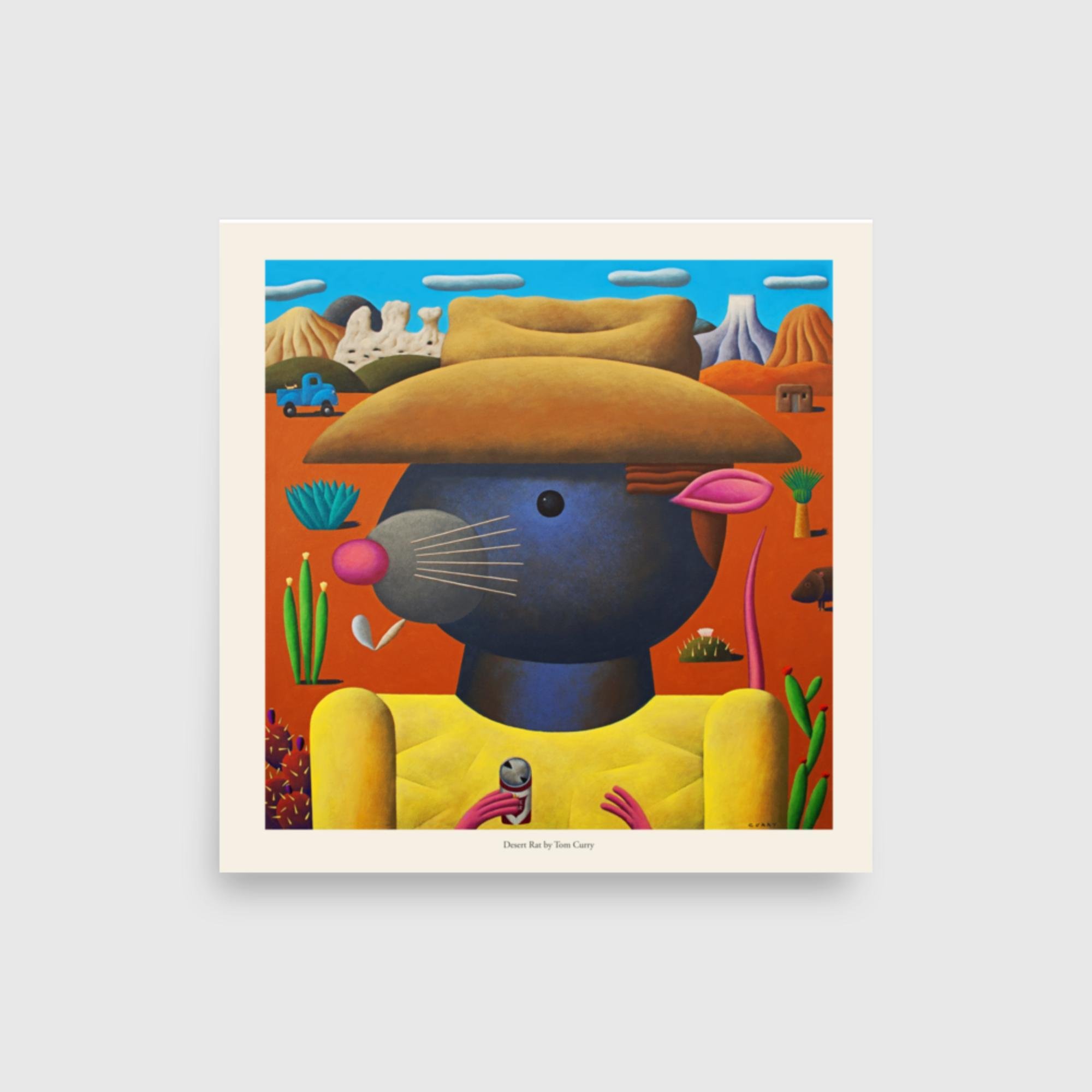 18"x18" Poster: Desert Rat