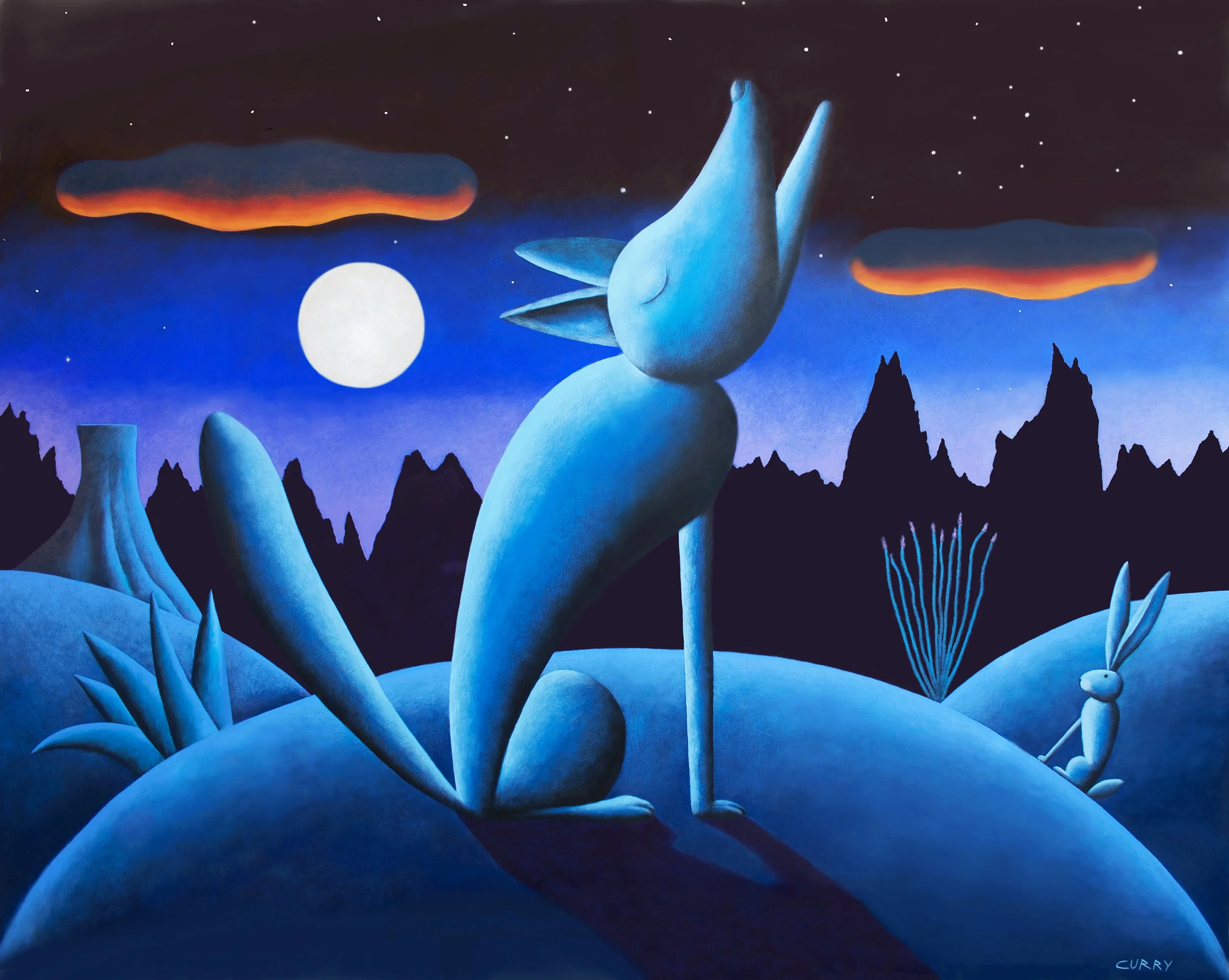 Moon Over The Chisos