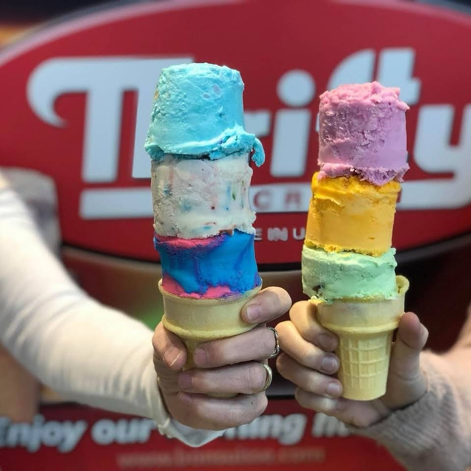 🍧Thrifty ice cream pints now available for delivery and take out! Freshly baked cookies &amp; ice cream.. the way the cookie gods intended 🍪🍦🙌

COOKIE ZOMBIE

🧟✨Your favorite late freshly baked late night cookie delivery is back!
 💻 www.cookiez