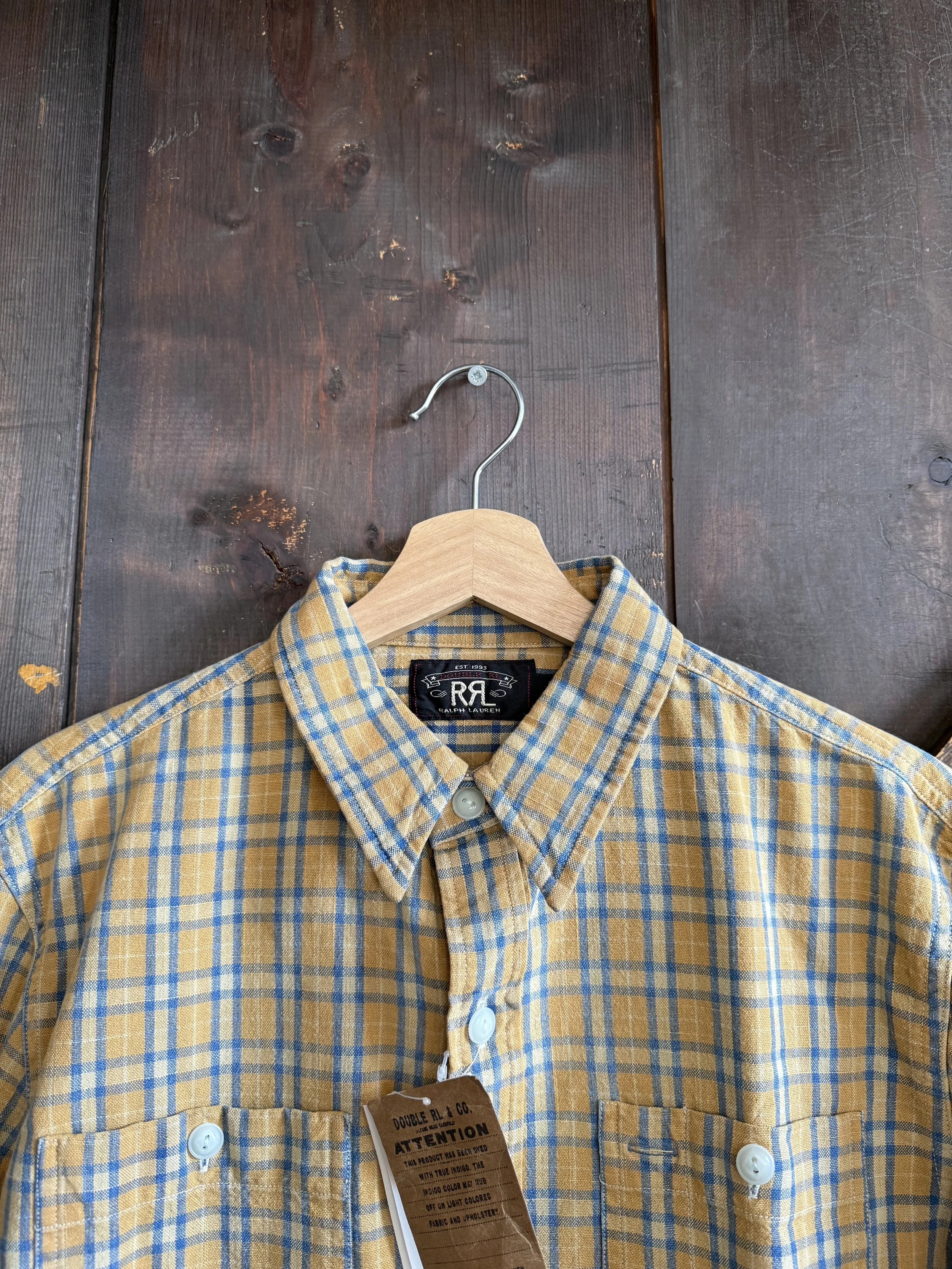 RRL Western Plaid Shirt