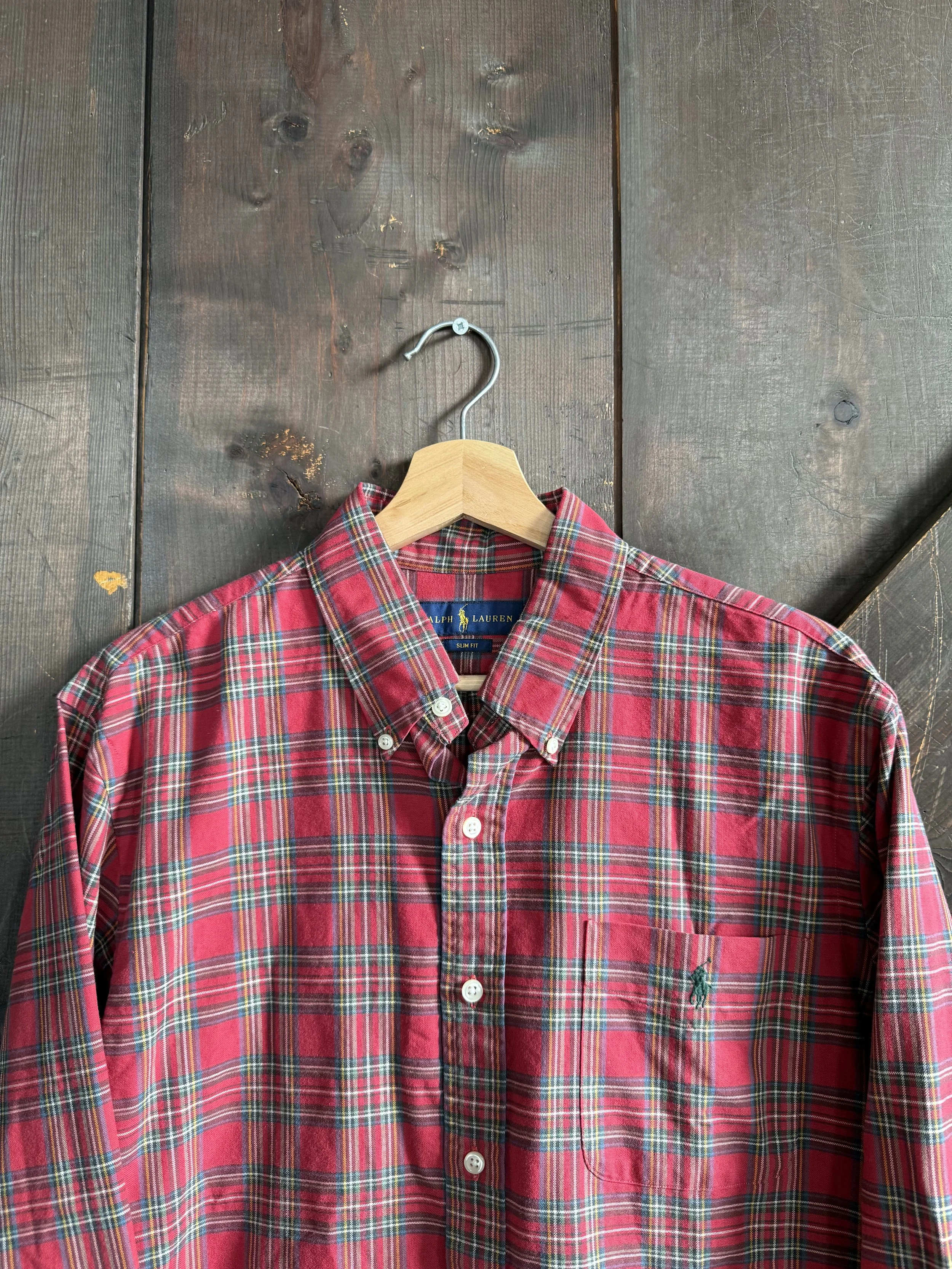 Ralph Lauren Tartan Plaid Oxford Shirt