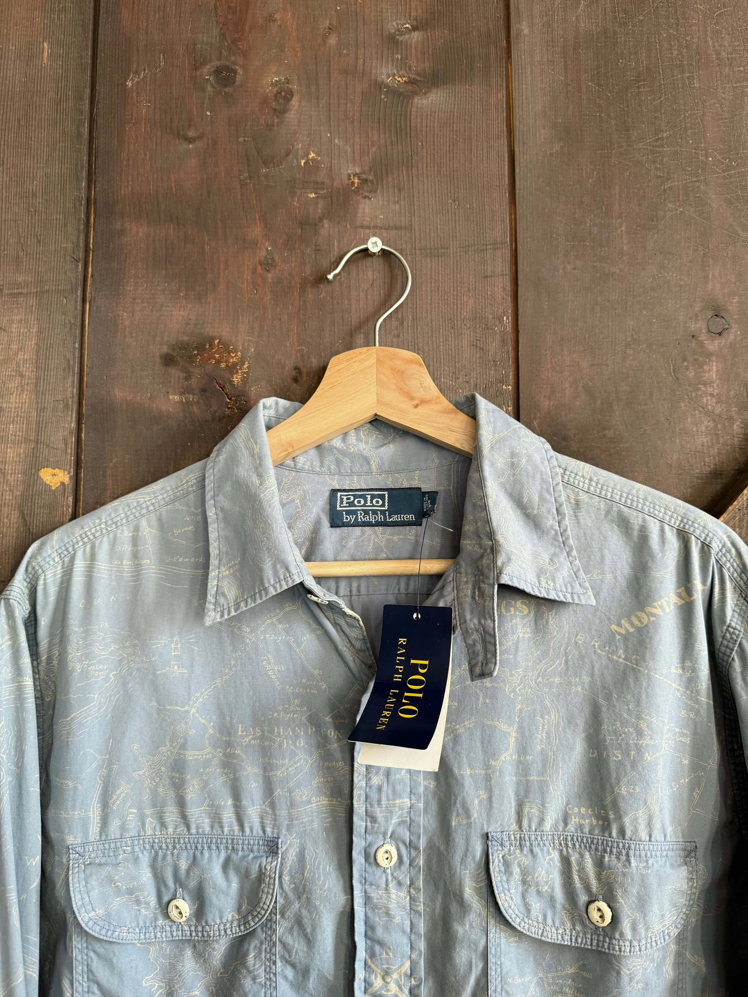 Polo Ralph Lauren Montauk Nautical Map Shirt