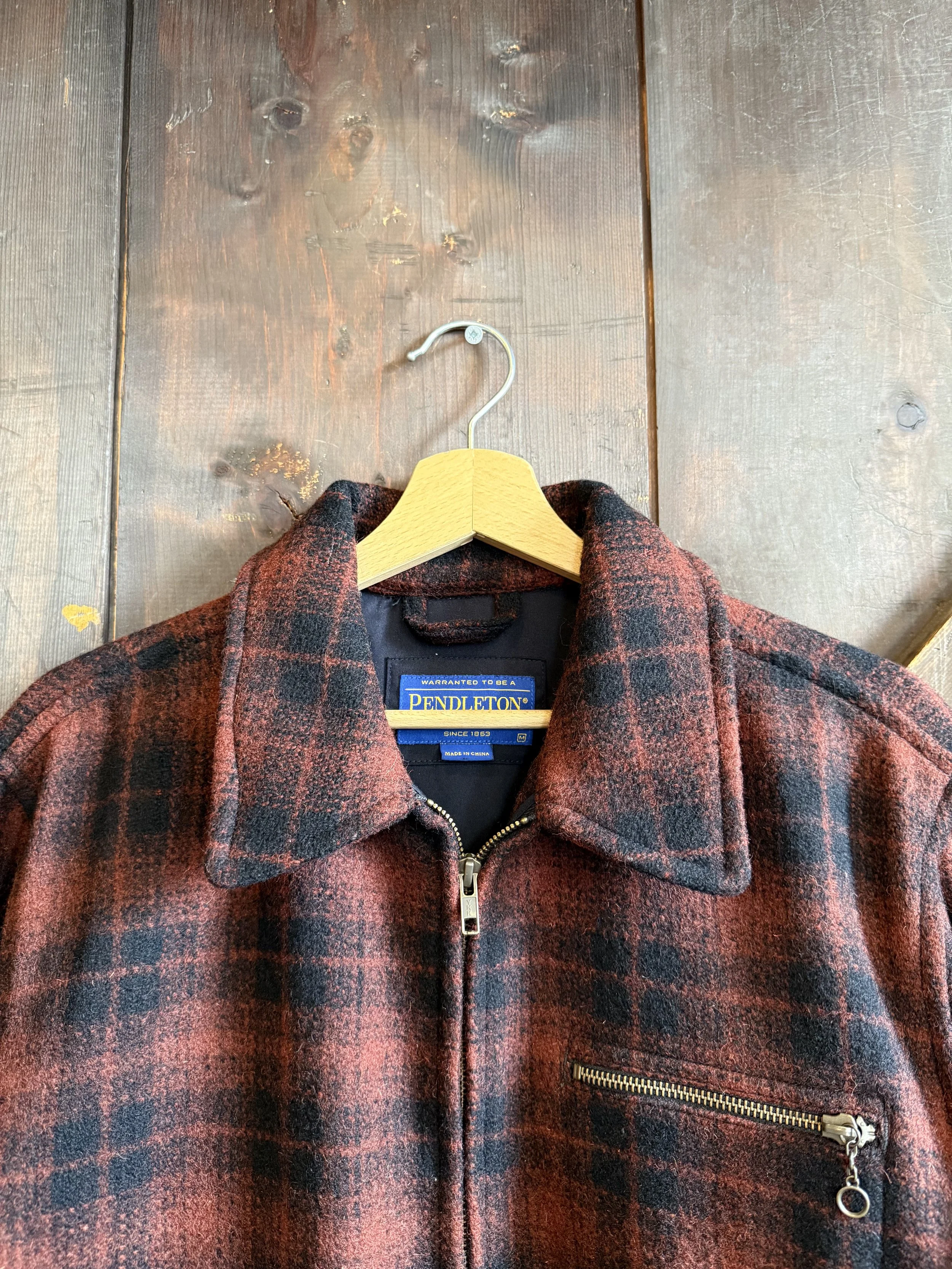 Pendleton Mills Wool Zip Jacket