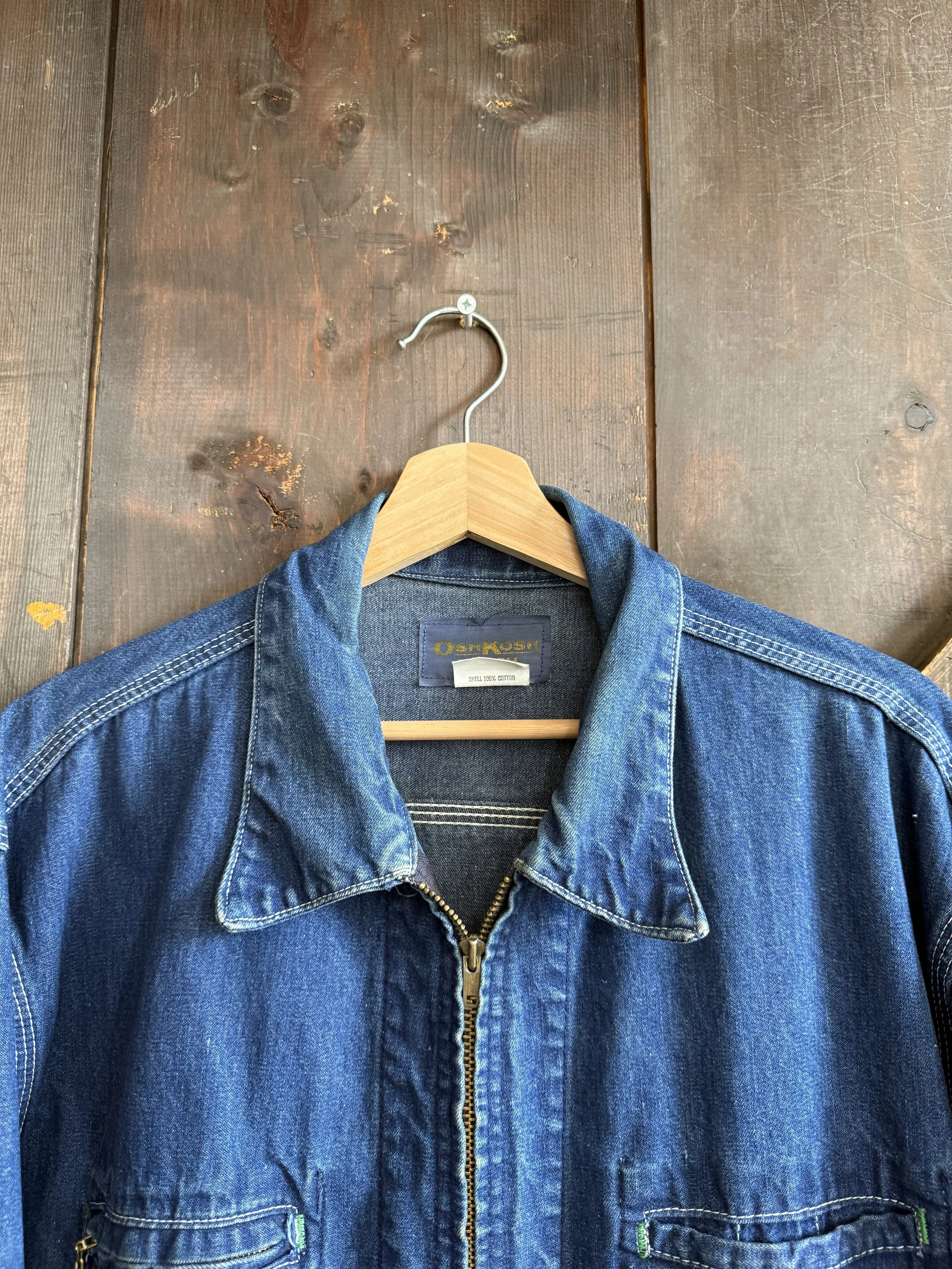 Vintage OshKosh Selvedge Zip Jacket