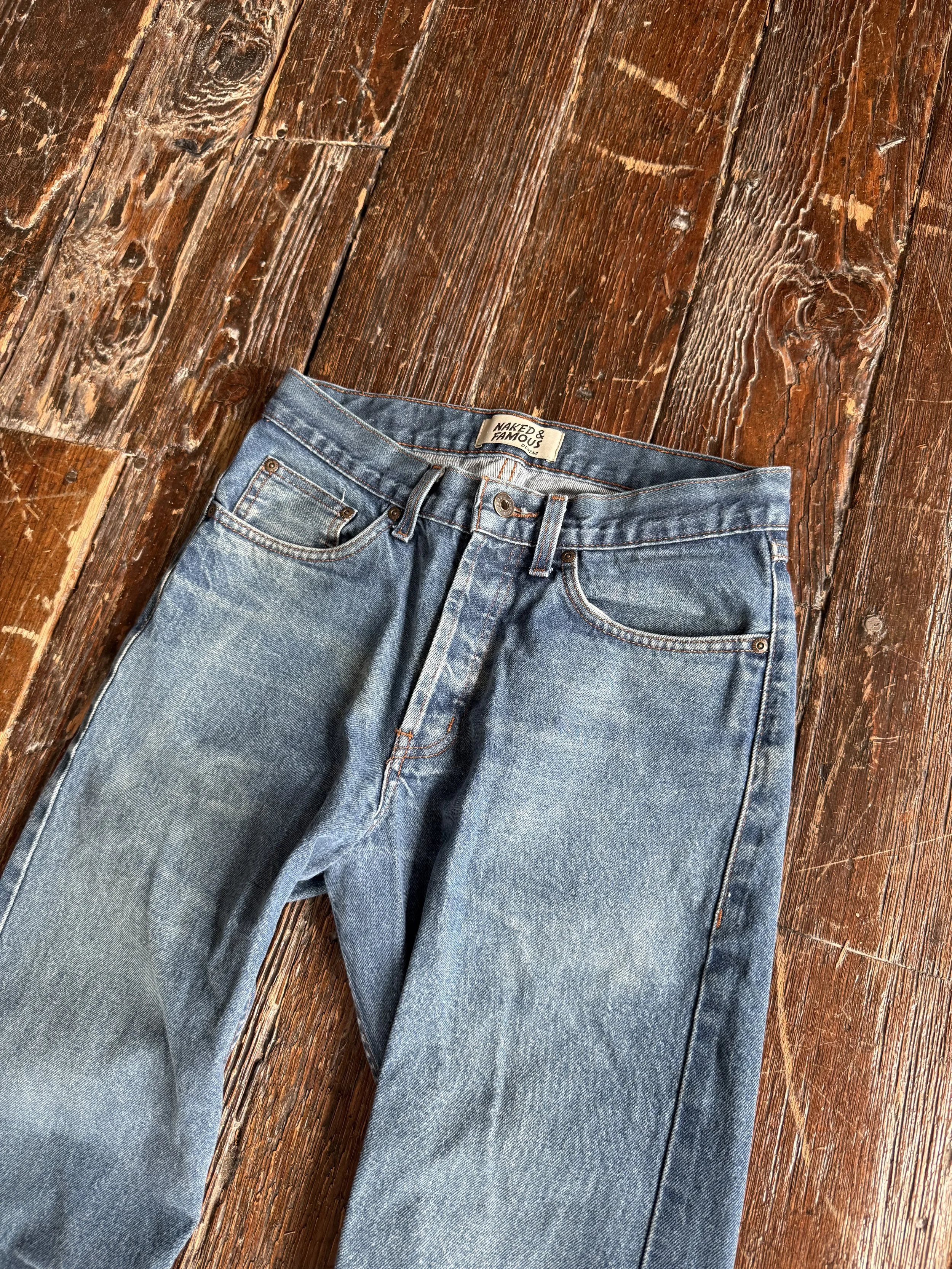 Naked & Famous Natural Indigo Selvedge Jeans