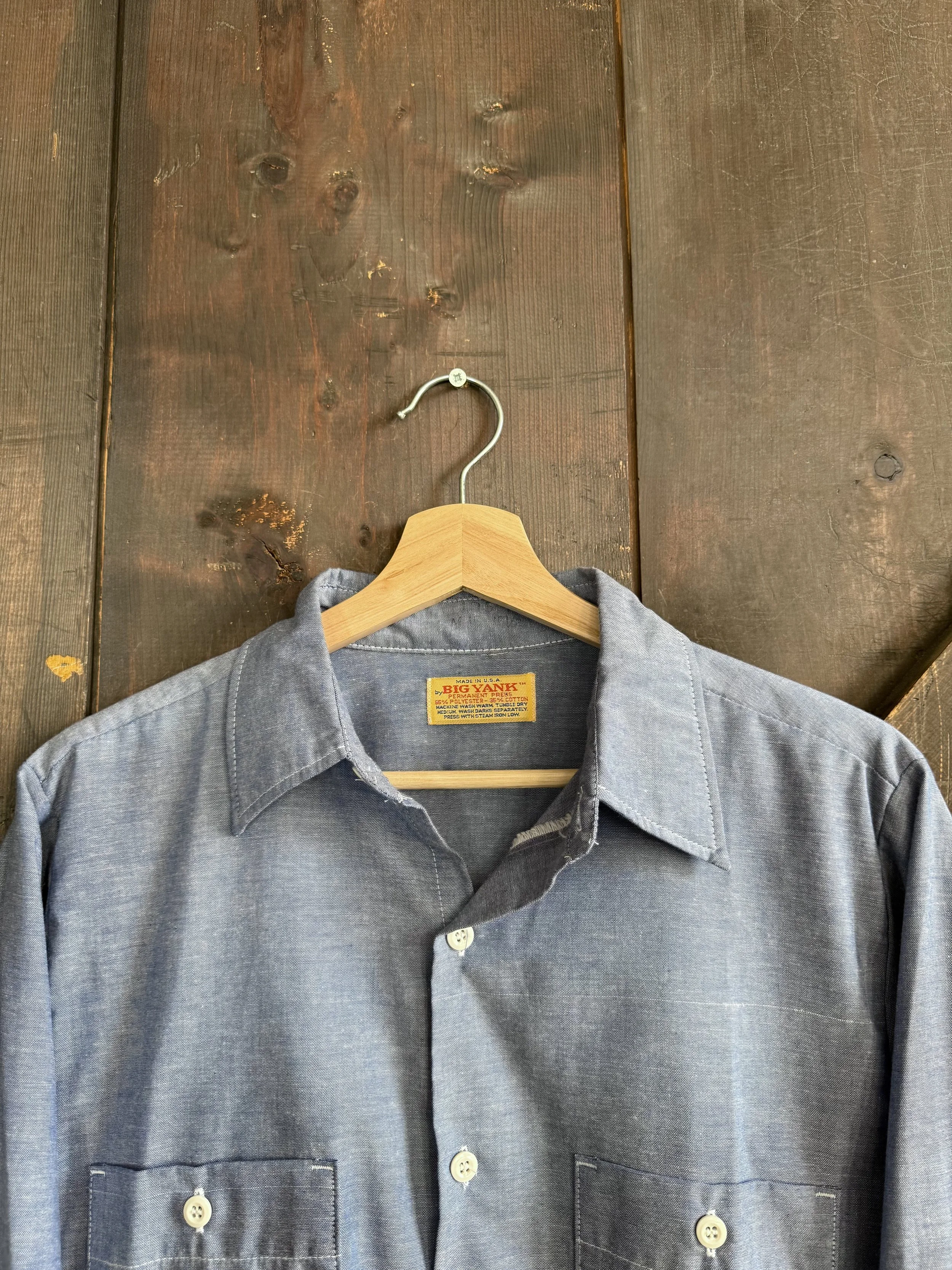 Vintage Big Yank Chambray Shirting