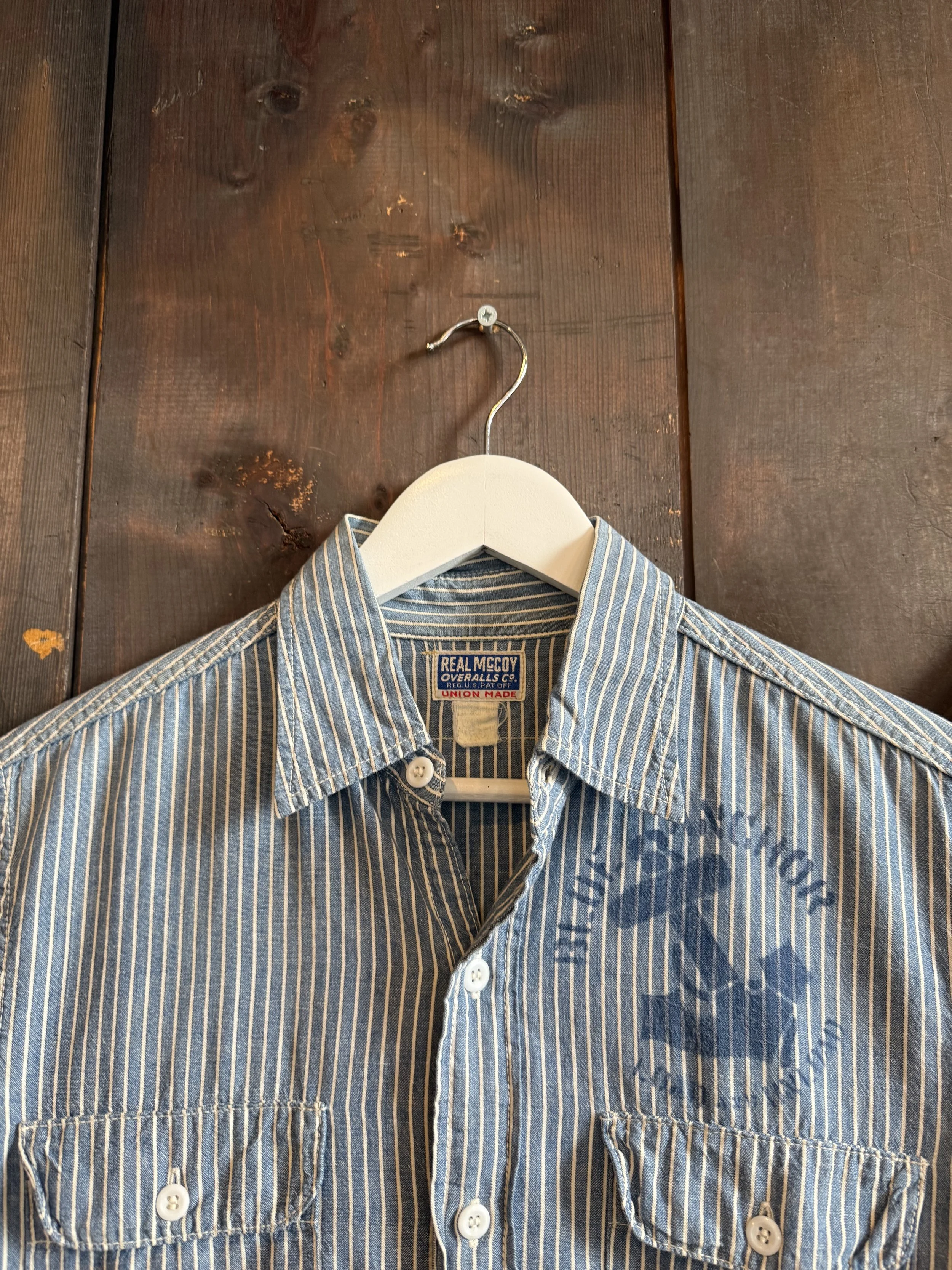 The Real McCoys Hickory Utility Shirt