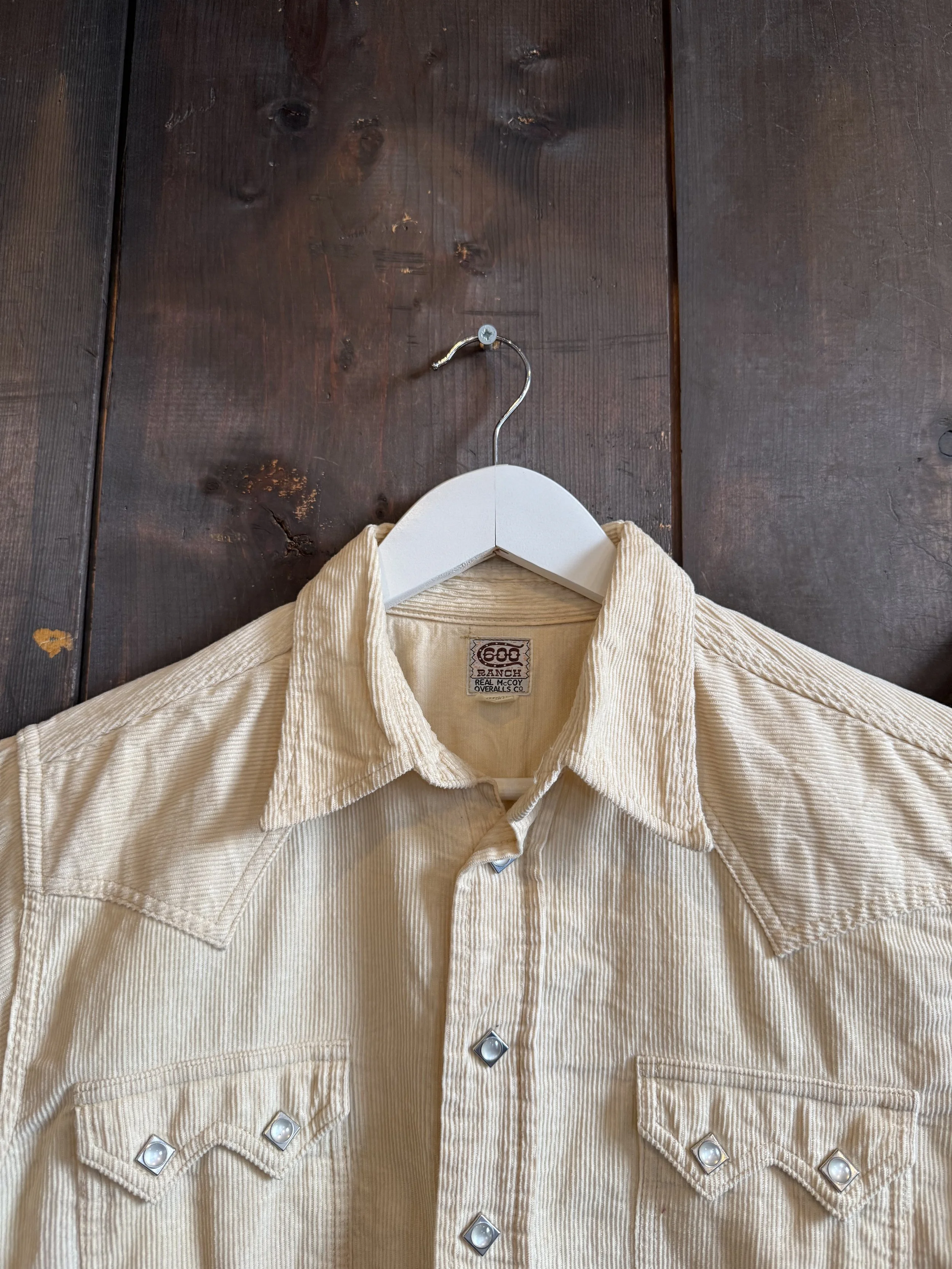 The Real McCoys Western Pearl Snap Shirt