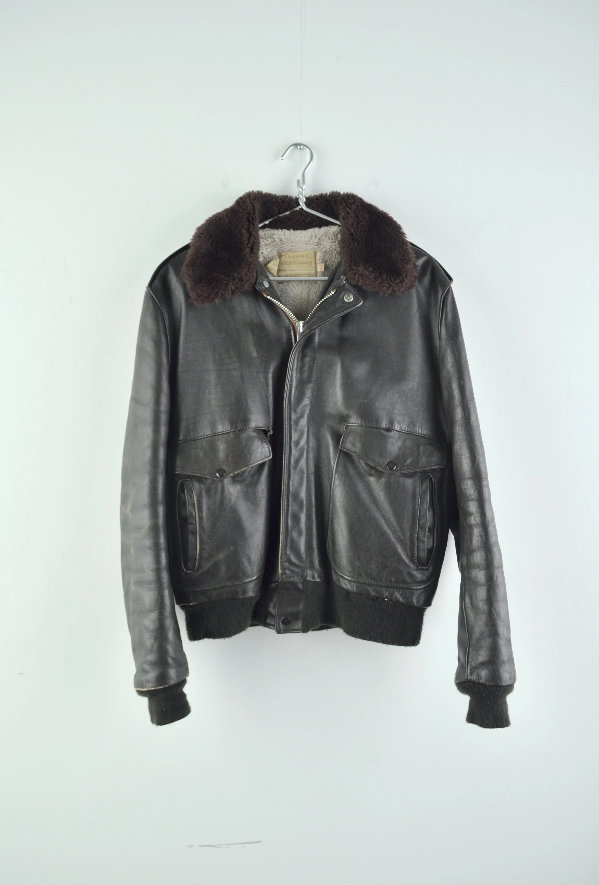 Vintage Schott Leather Flight Jacket