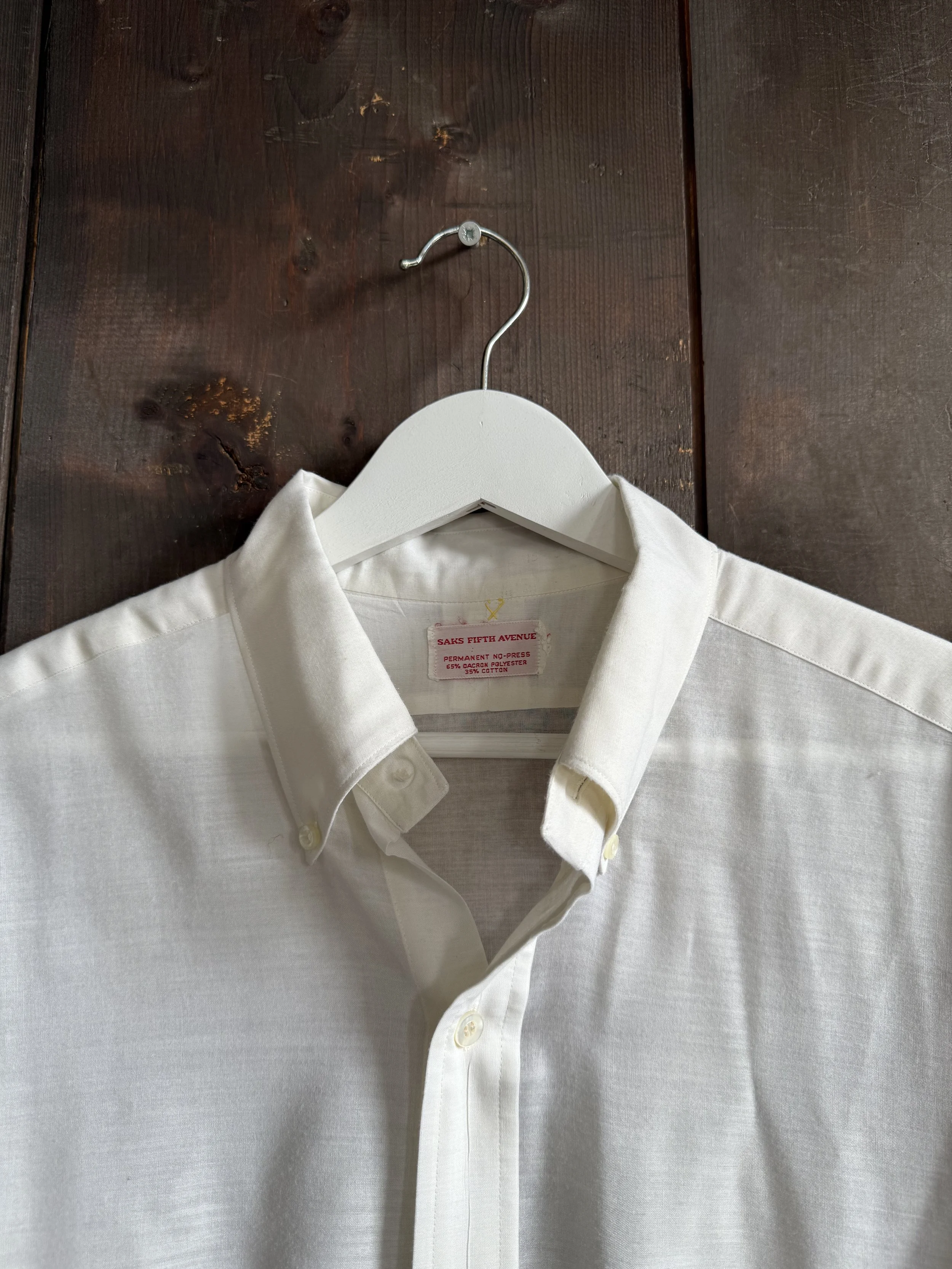 Vintage Saks Fifth Dress Shirt