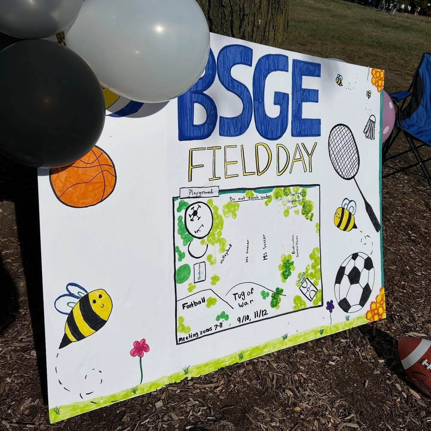 Best school day ever as the entire BSGE community took over Rainey Park for an epic field day! Tag, tug of war, crafts, football, Swiftie corner, volleyball, reading in the shade, basketball, candy salads, card games, and so many snacks; everyone had